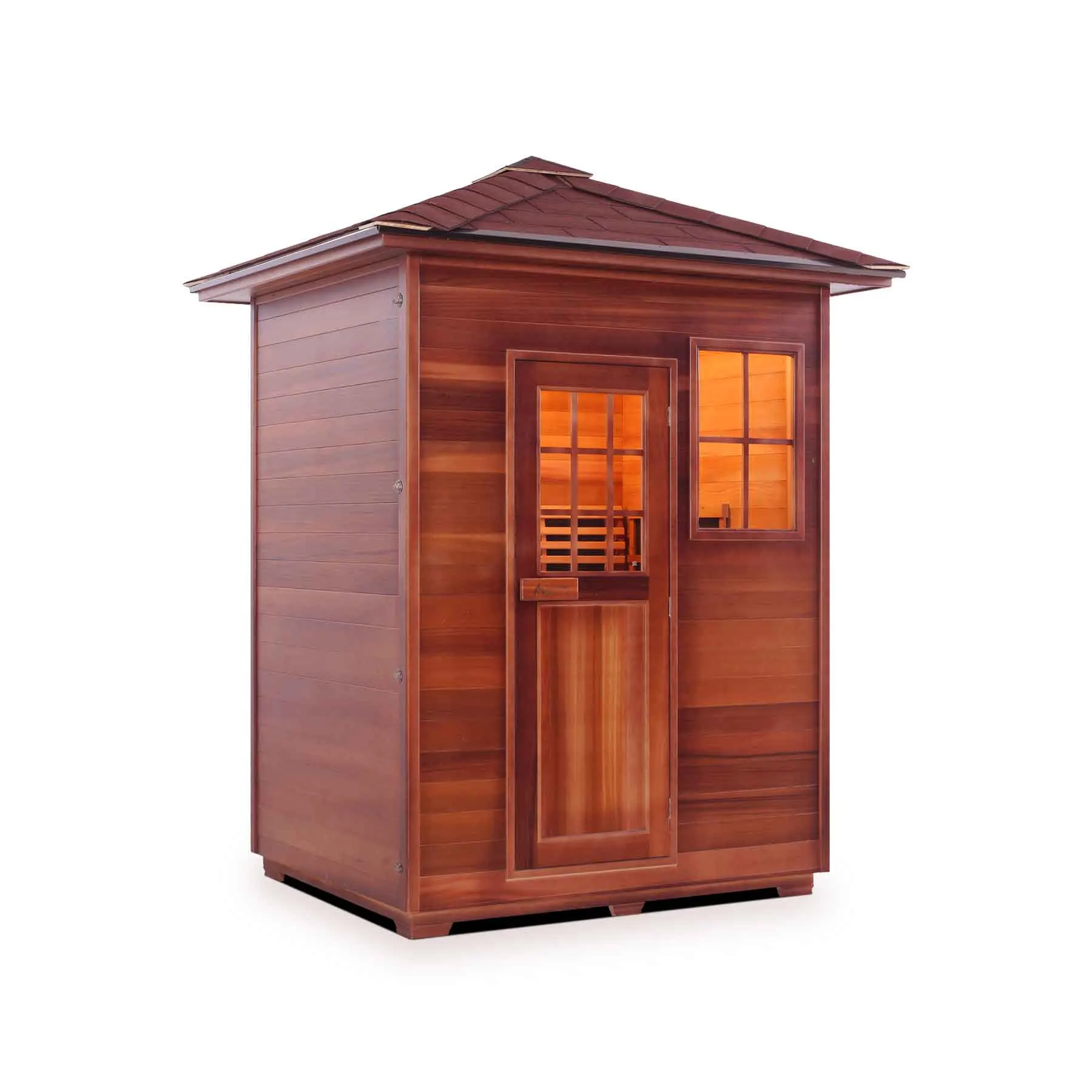 Enlighten Sapphire 3 Person 8 Heaters Outdoor Hybrid Sauna - image 3
