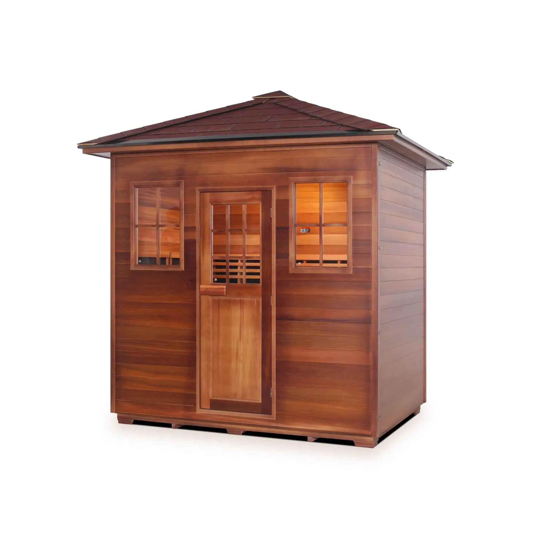 Enlighten Sapphire 5 Person 12 Heaters Outdoor Hybrid Sauna - image 1