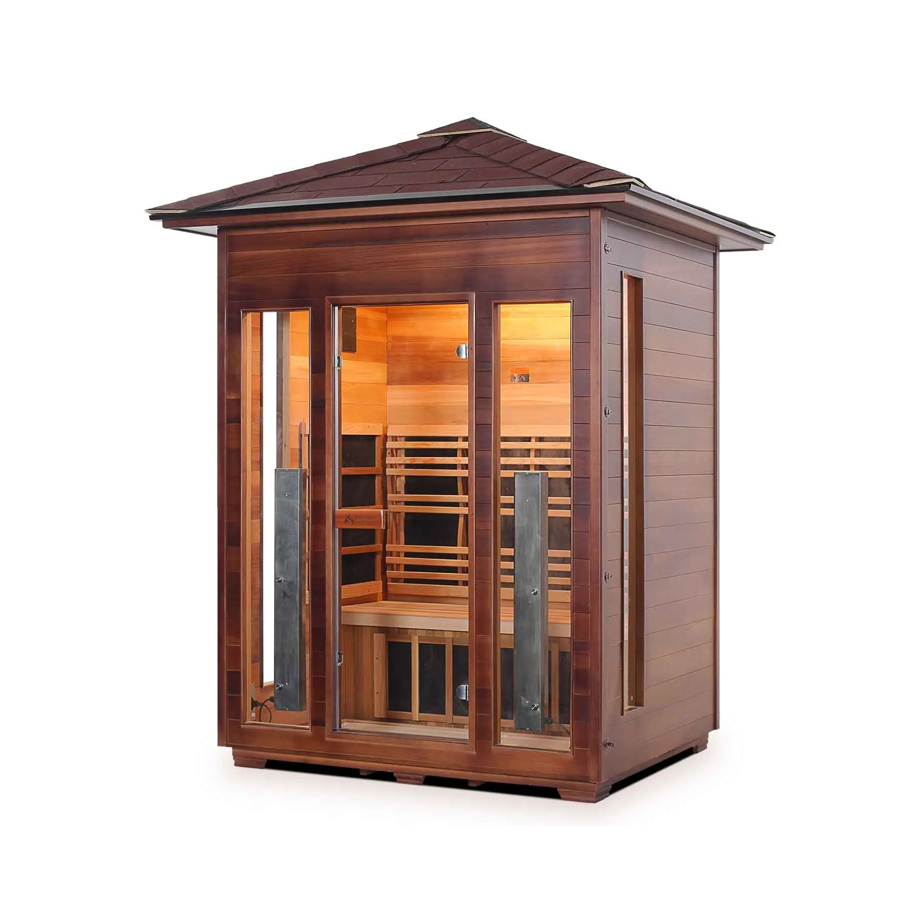 Enlighten Diamond 3 Person 8 Heaters Outdoor Hybrid Sauna - image 1