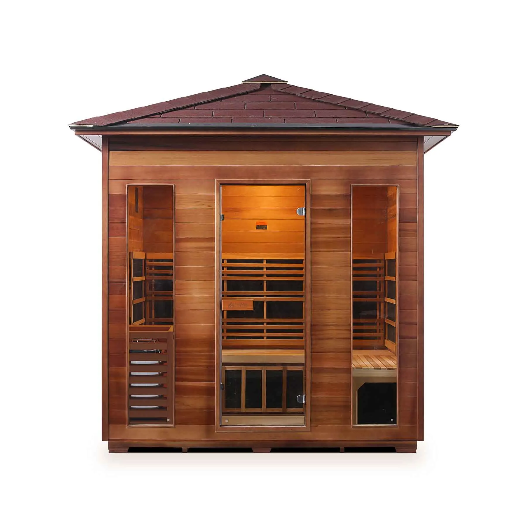 Enlighten Diamond 5 Person 12 Heaters Outdoor Hybrid Sauna - image 2