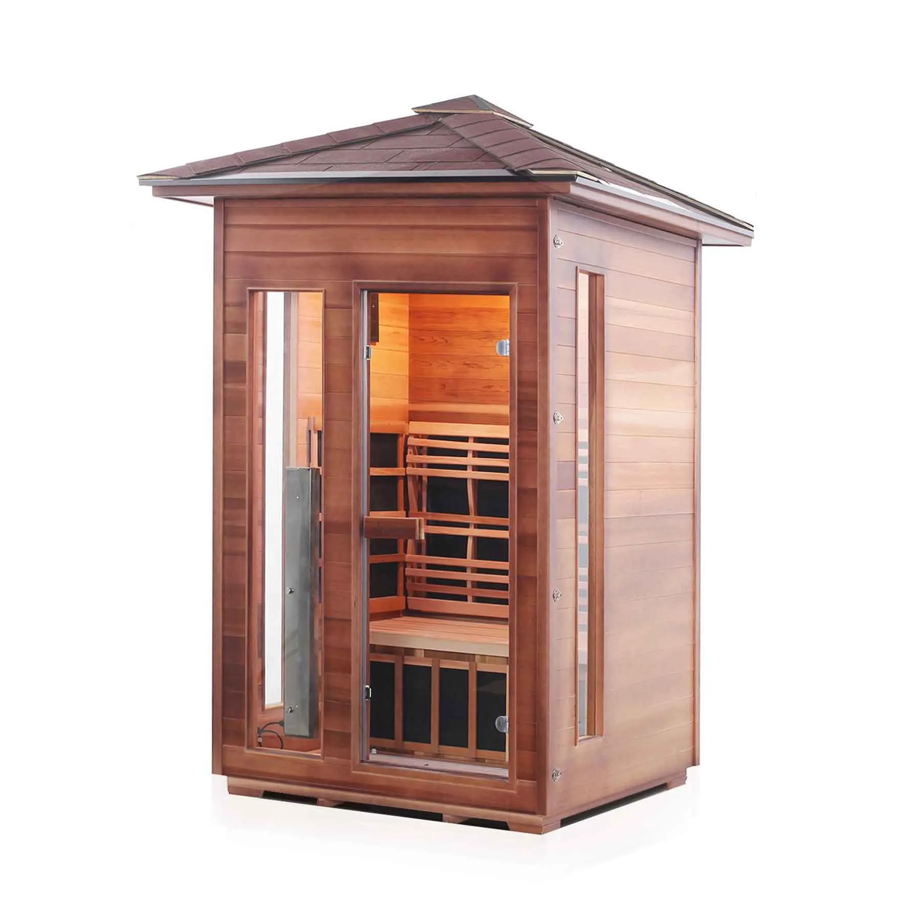 Enlighten SunRise 2 Person  Outdoor Dry Traditional Sauna - image 1