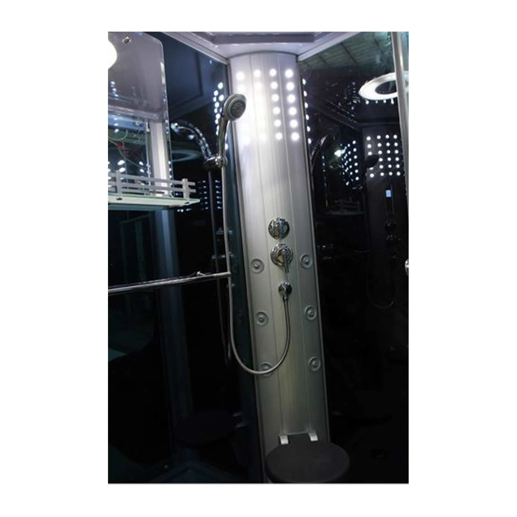 Mesa WS-802L 45L x 35W x 85H 1 Person Walk In Steam Shower - image 9