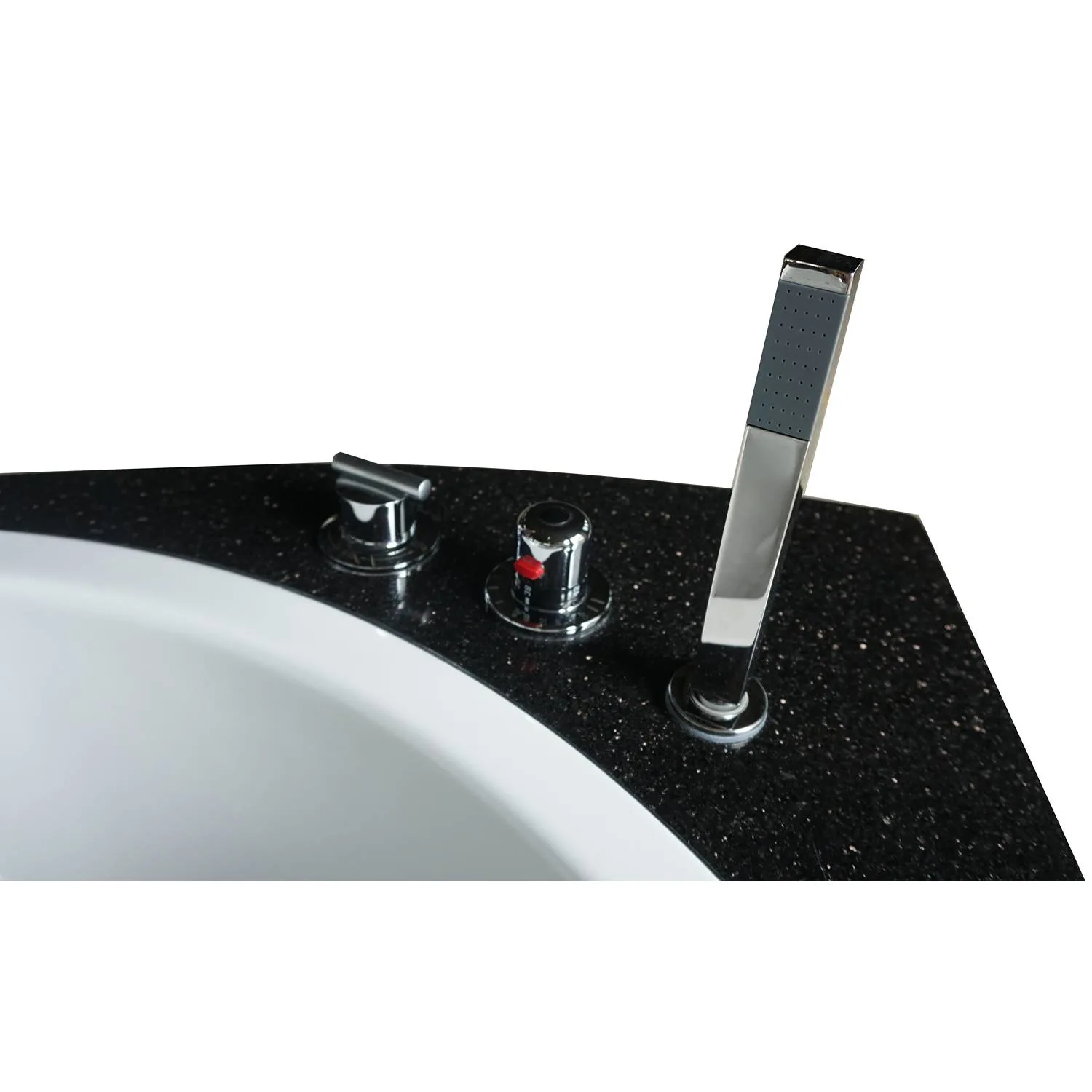 EAGO AM113ETL 5.5 ft 2 Person Acrylic Corner Whirlpool Bathtub - image 5