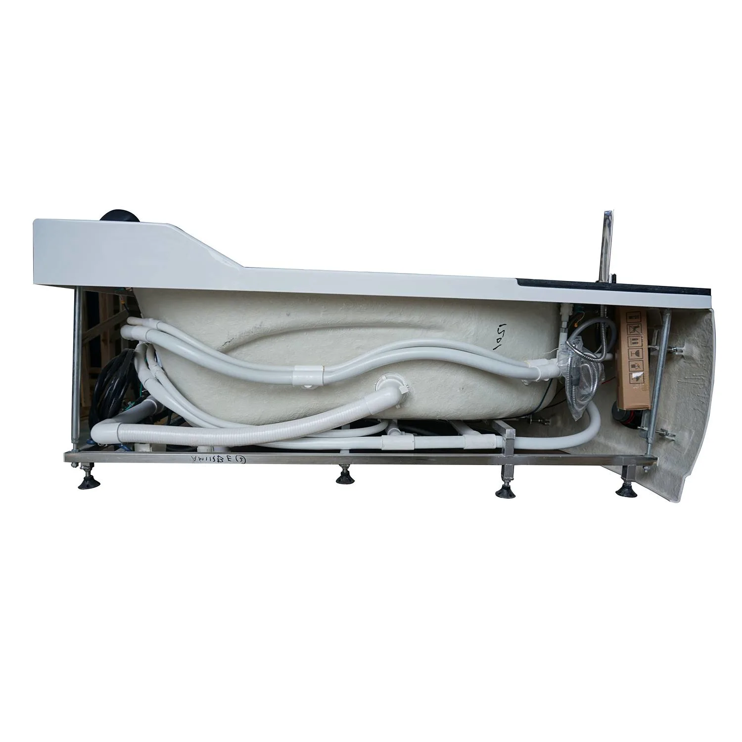 EAGO AM113ETL 5.5 ft 2 Person Acrylic Corner Whirlpool Bathtub - image 7