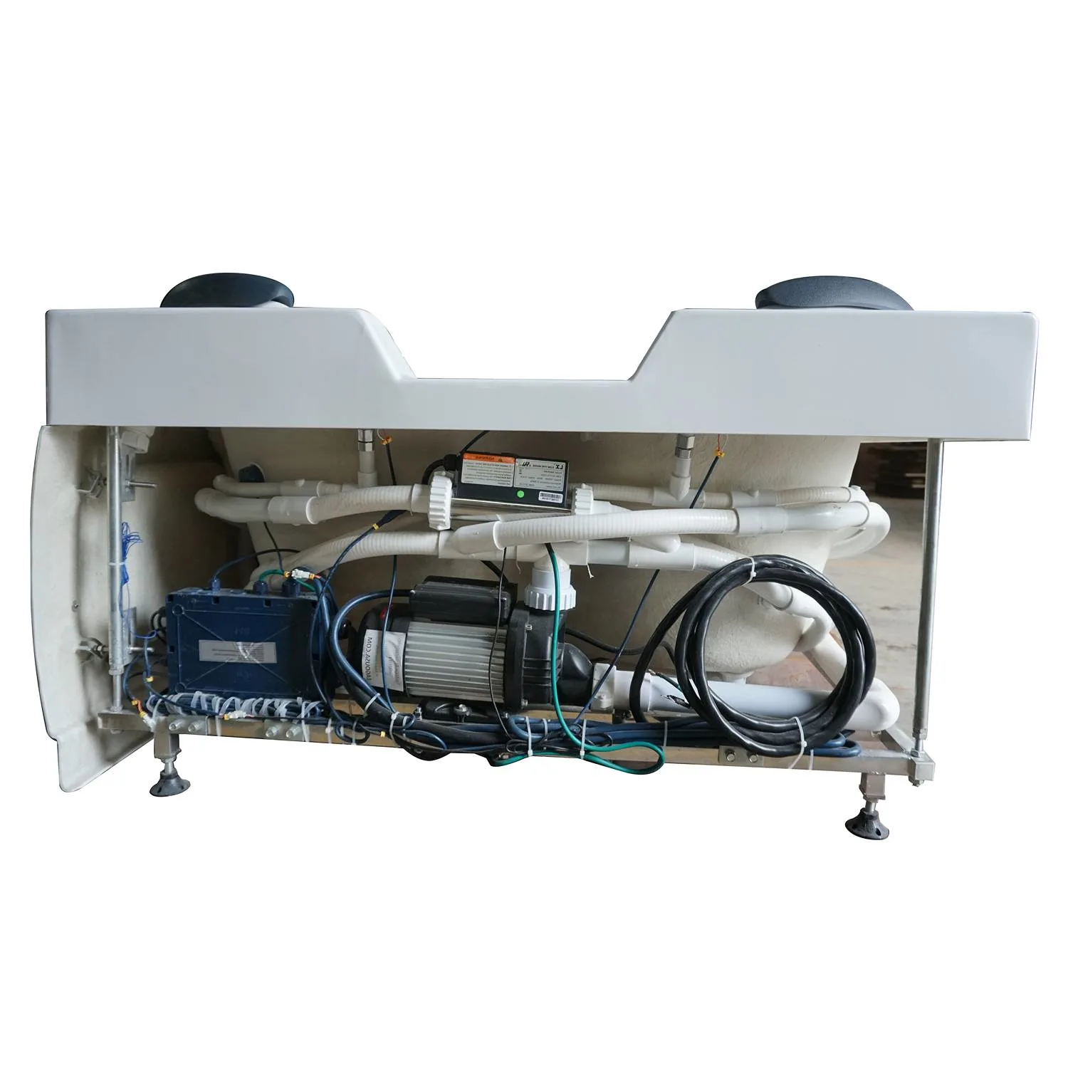 EAGO AM113ETL 5.5 ft 2 Person Acrylic Corner Whirlpool Bathtub - image 10