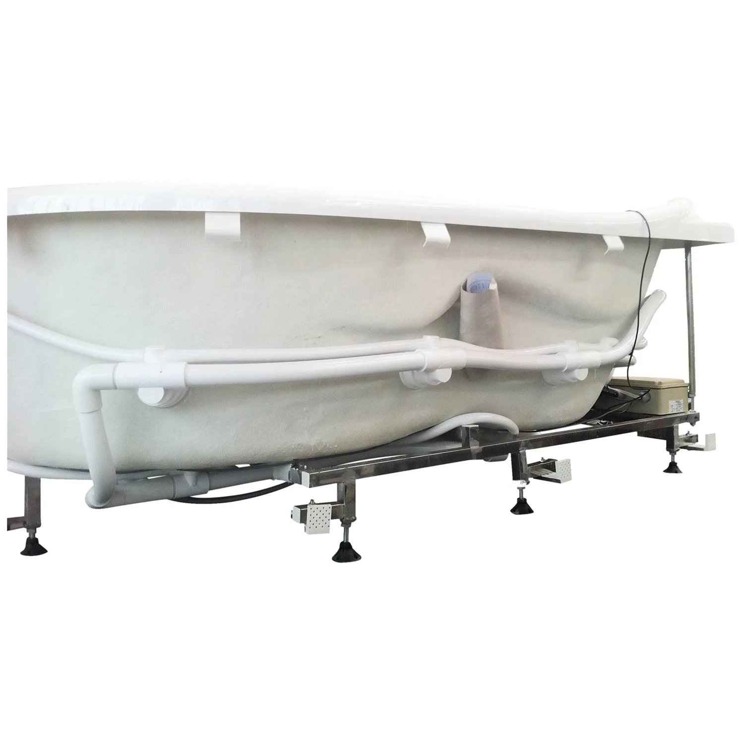 EAGO AM124ETL 6 ft 2 Person Acrylic Corner Whirlpool Bathtub - image 4