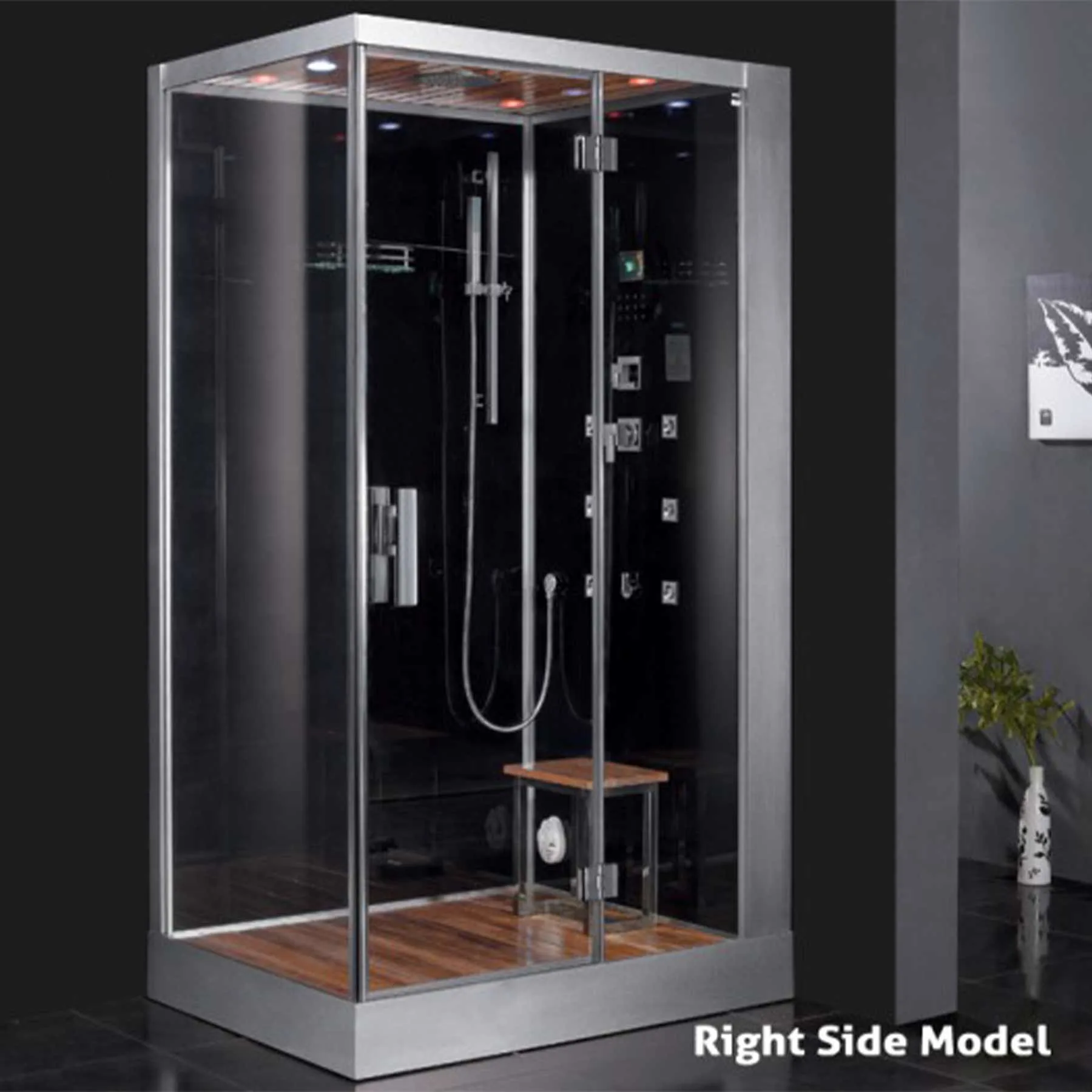 Platinum DZ959F8 47L x 35W x 89H Walk In Steam Shower - image 2