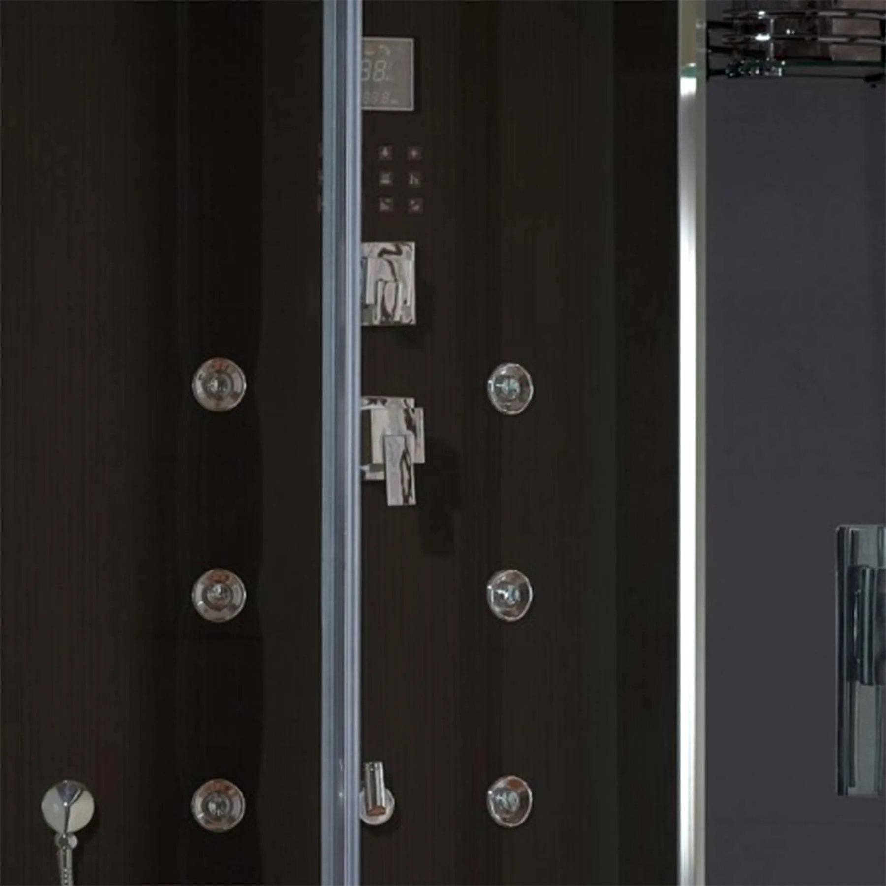 Platinum DZ956 59L x 35W x 87H 2 Person Walk In Steam Shower - image 3