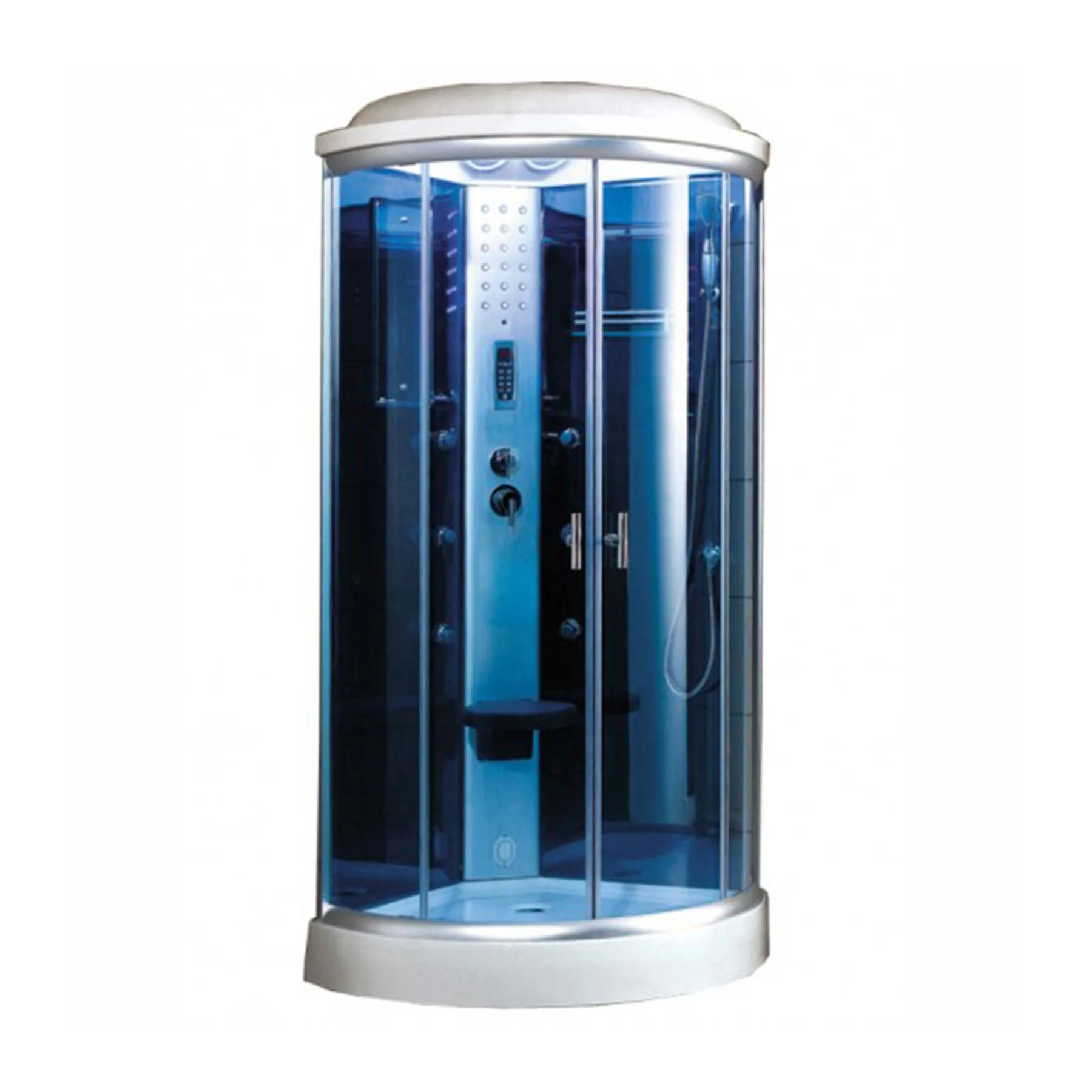 Mesa WS-990k 36L x 36W x 87H 1 Person Walk In Steam Shower