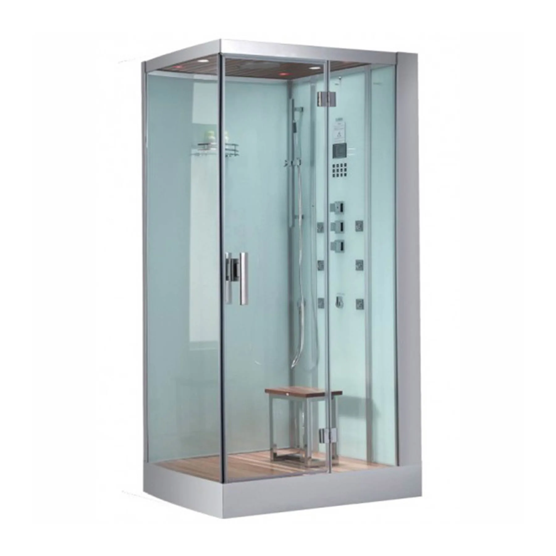 Platinum DZ960F8 39L x 35W x 89H 1 Person Rectangular Steam Shower - image 2