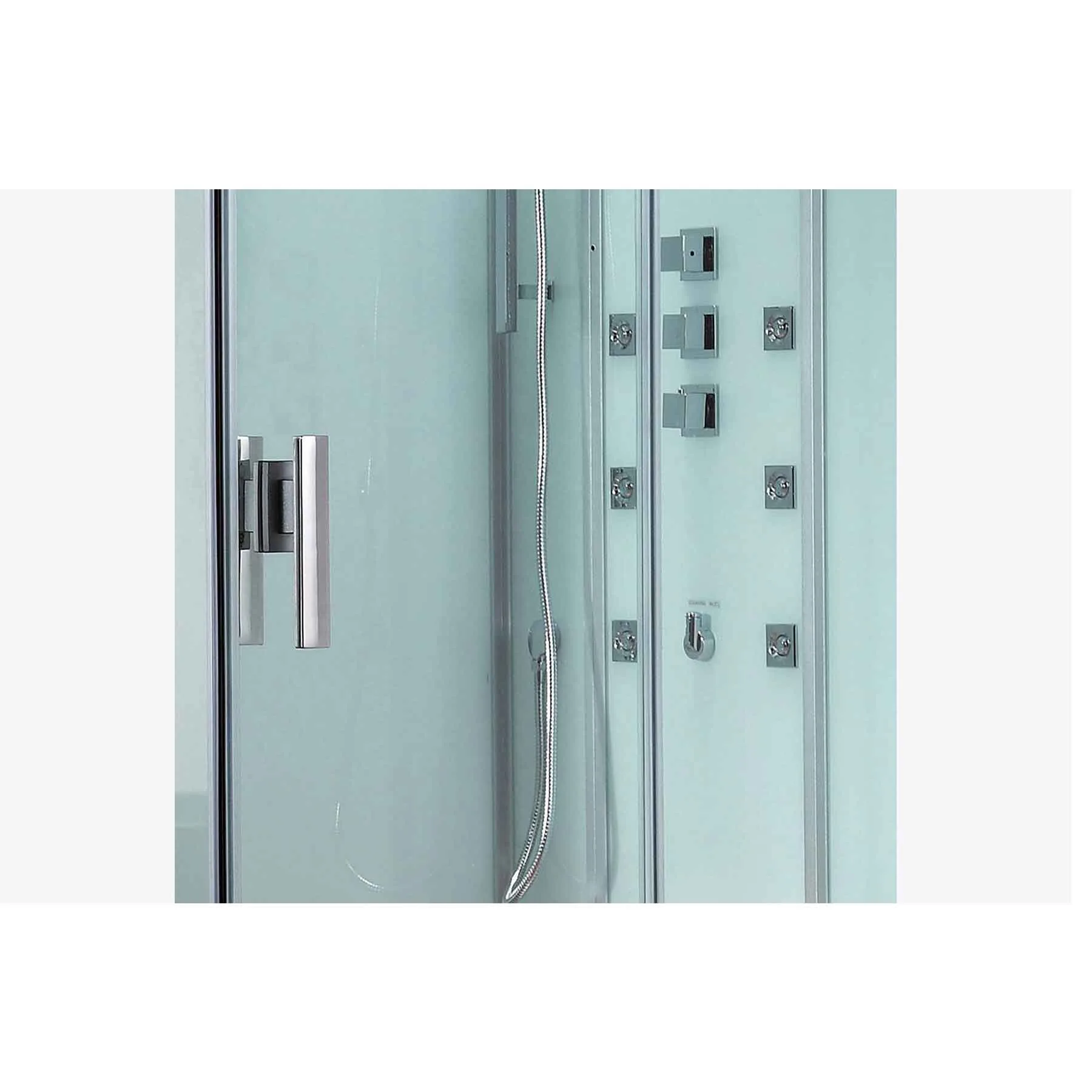 Platinum DZ960F8 39L x 35W x 89H 1 Person Rectangular Steam Shower - image 4