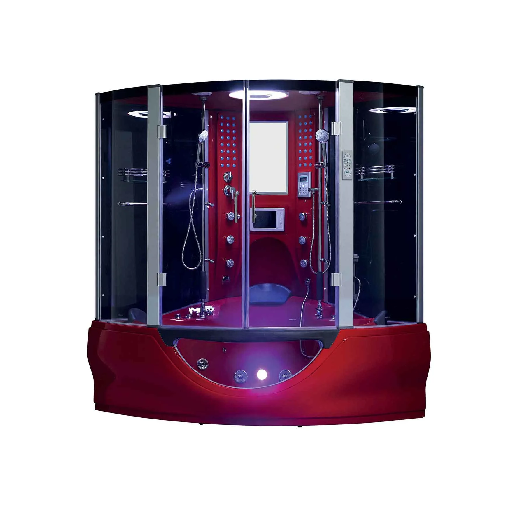 Maya Valencia 26 Jetted 64L x 64W x 88H in Steam Shower - image 5