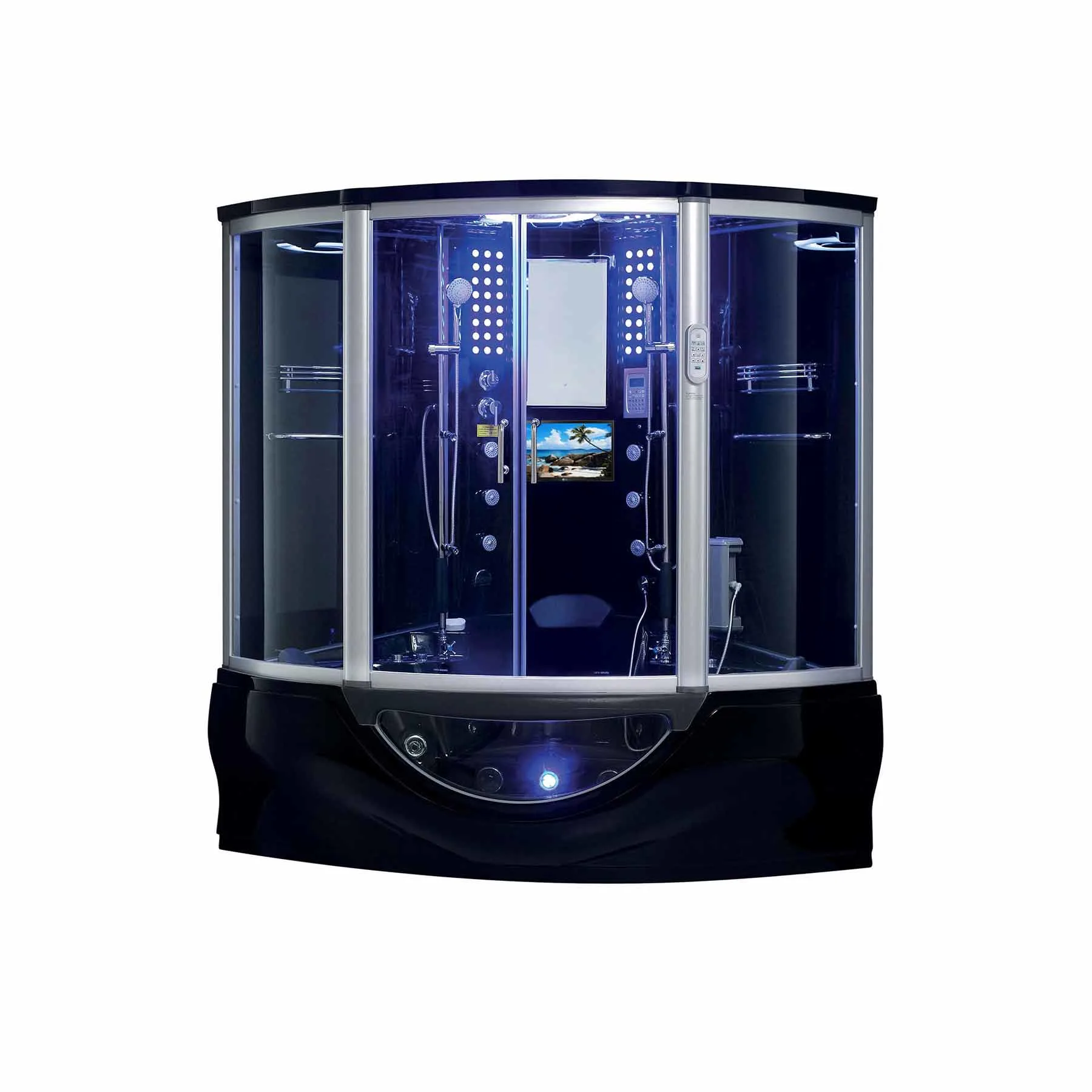 Maya Superior 34 Jetted 64L x 64W x 88H in Steam Shower - image 3