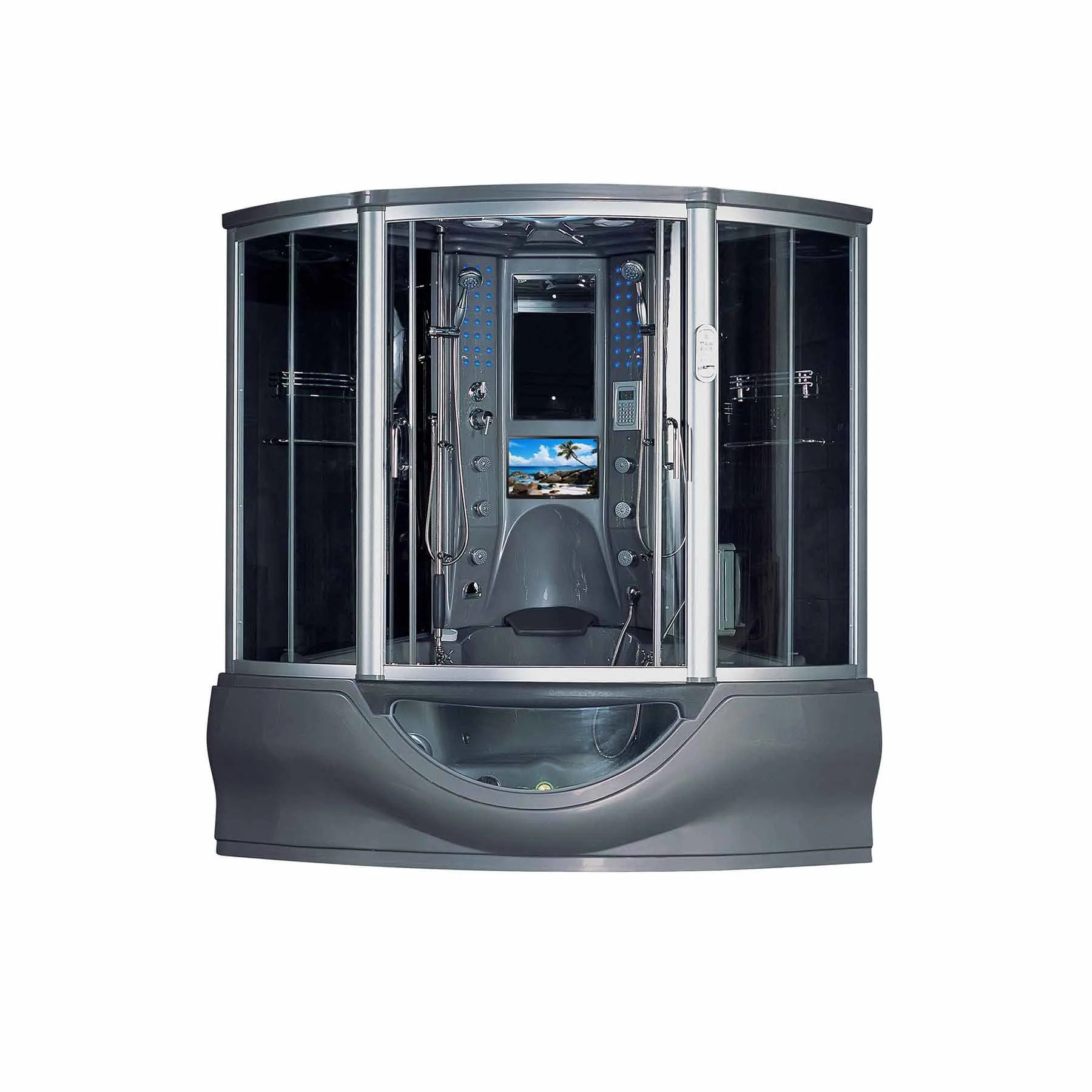Maya Superior 34 Jetted 64L x 64W x 88H in Steam Shower - image 4
