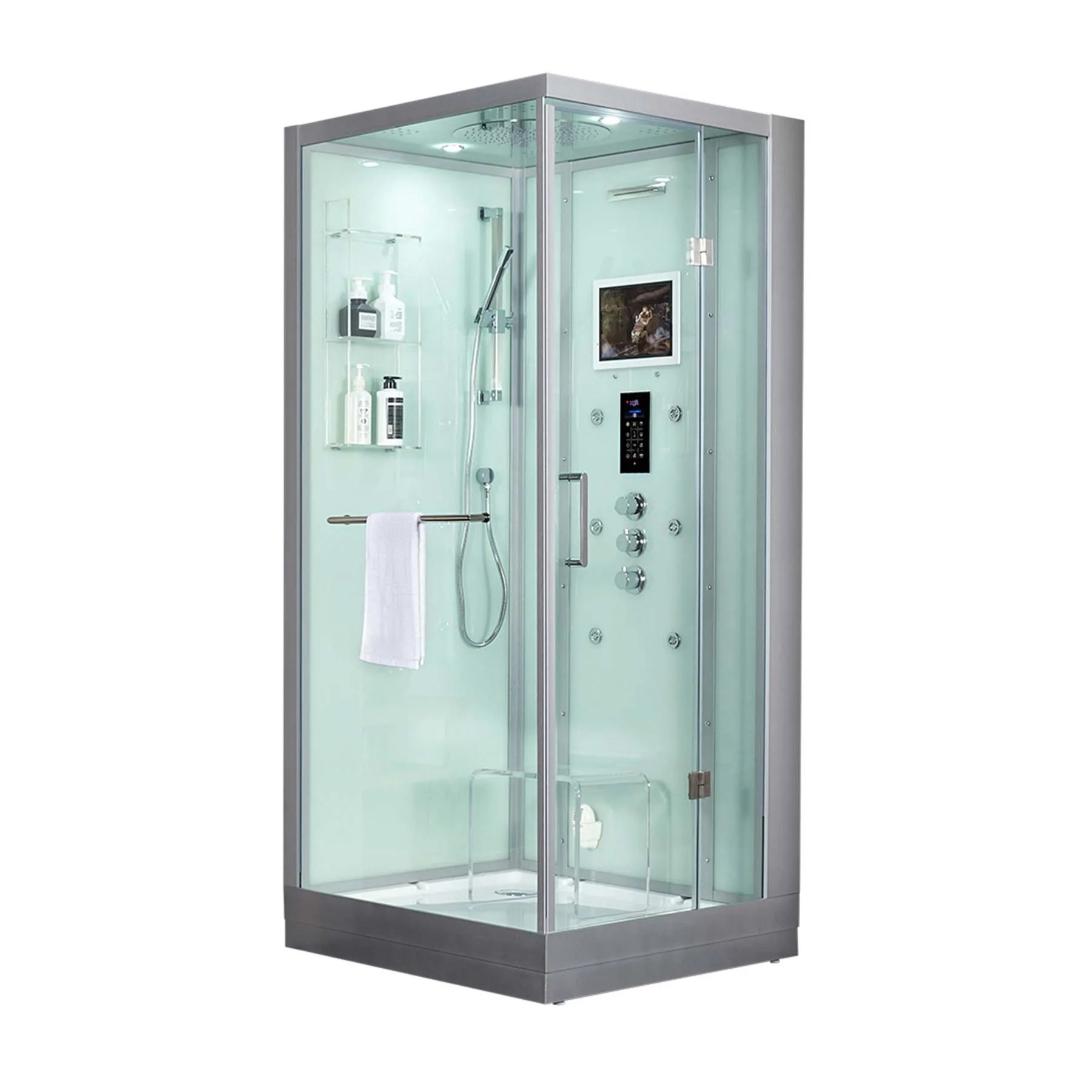 Maya Arezzo 6 Jetted 37L x 37W x 88H in Steam Shower - image 1