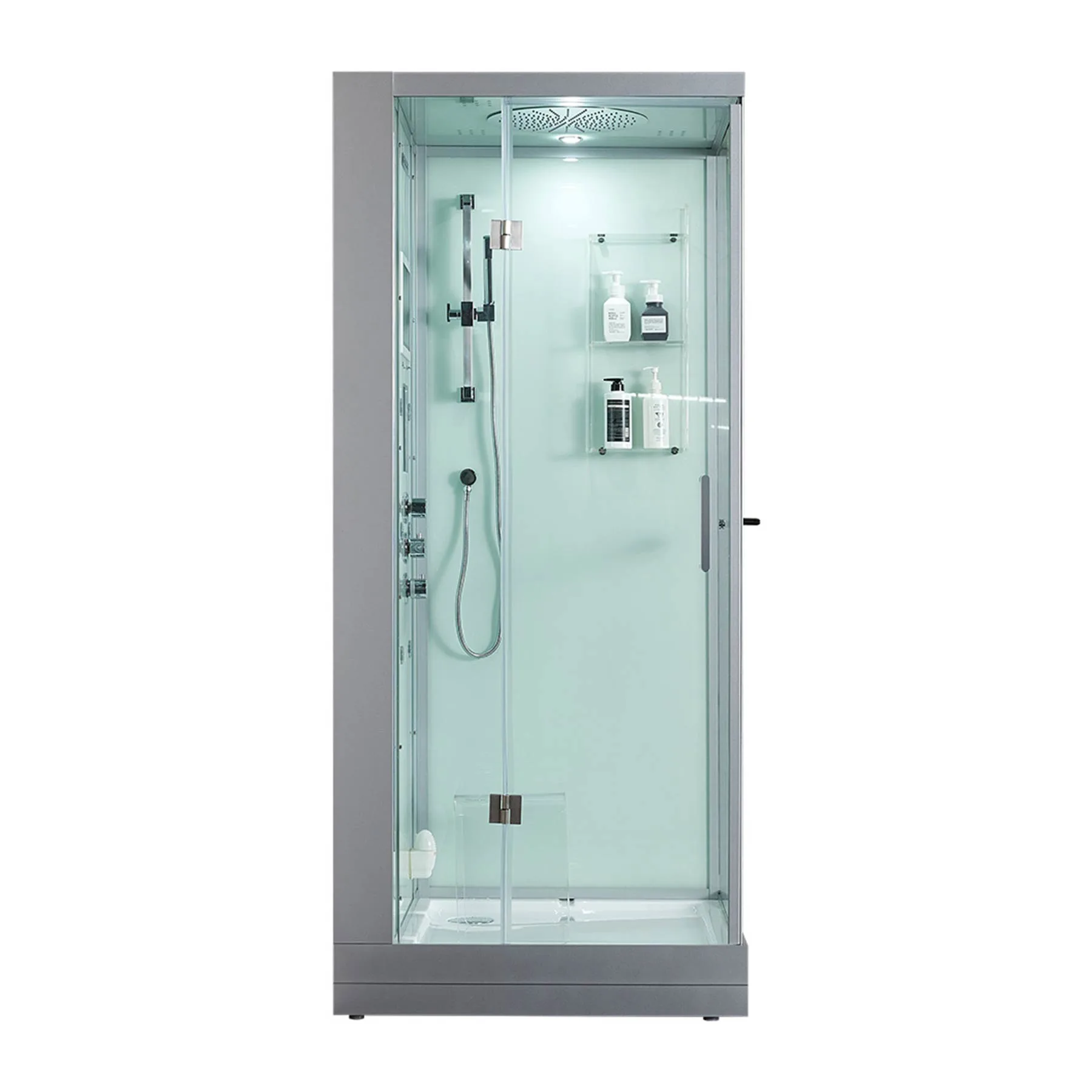 Maya Arezzo 6 Jetted 37L x 37W x 88H in Steam Shower - image 5