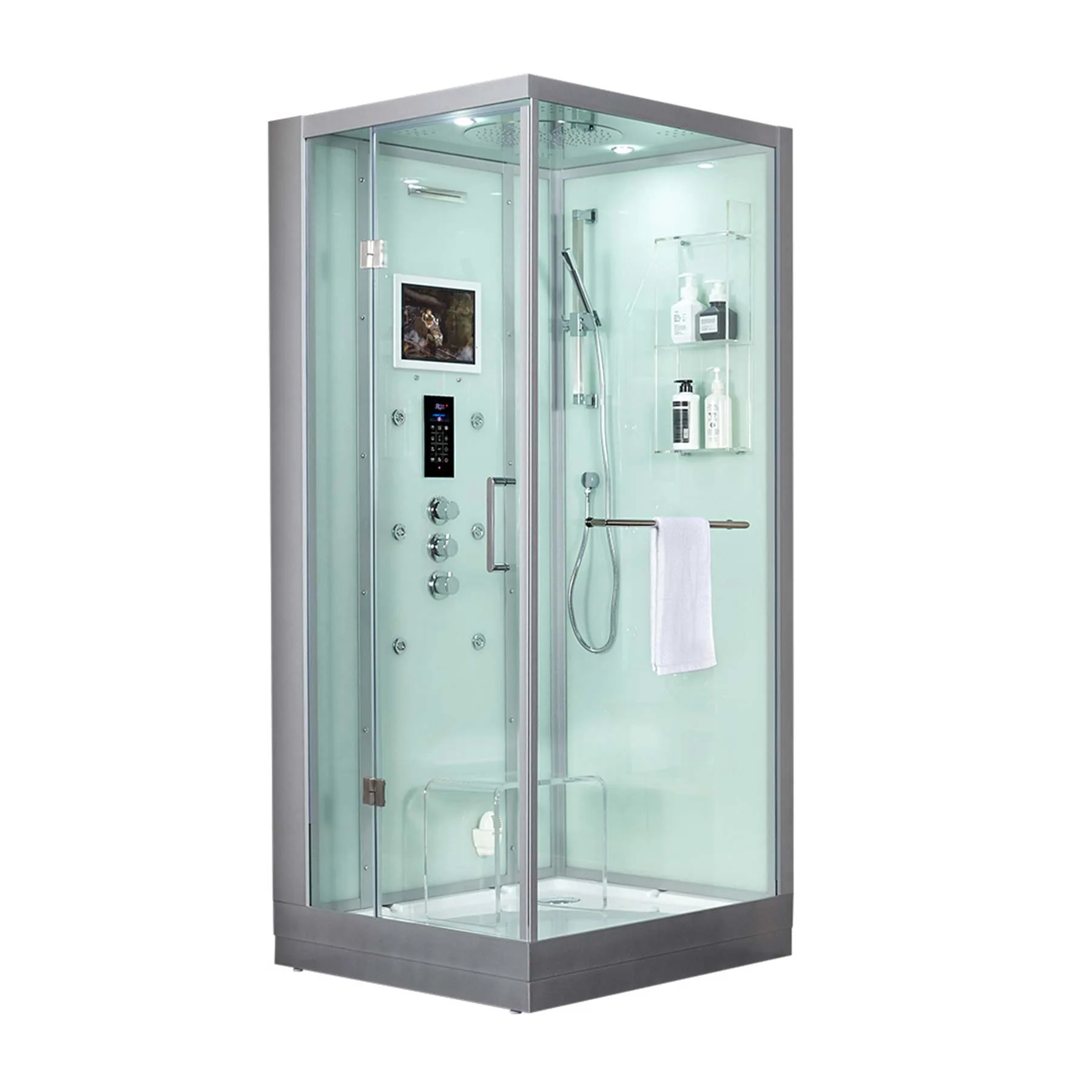 Maya Arezzo 6 Jetted 37L x 37W x 88H in Steam Shower - image 6