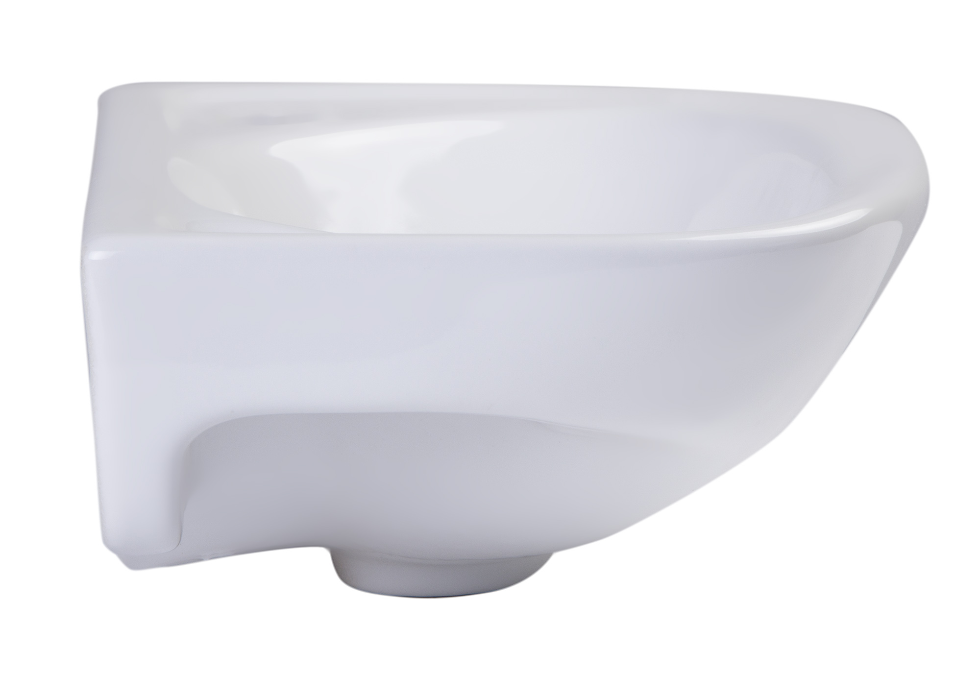 ALFI AB102 Small White Wall Mounted Porcelain Bathroom Sink - image 4