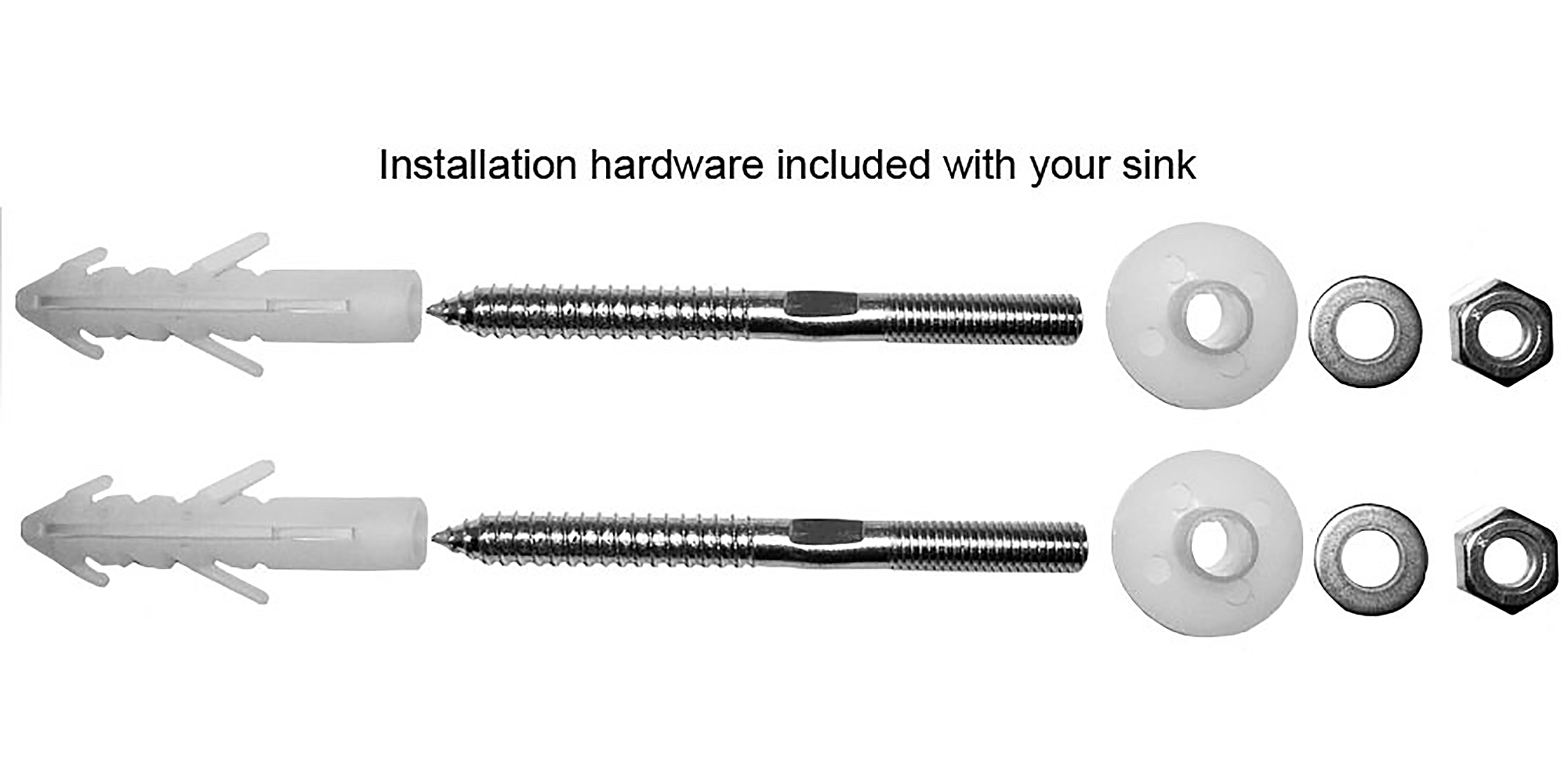 ALFI AB102 Small White Wall Mounted Porcelain Bathroom Sink - image 5