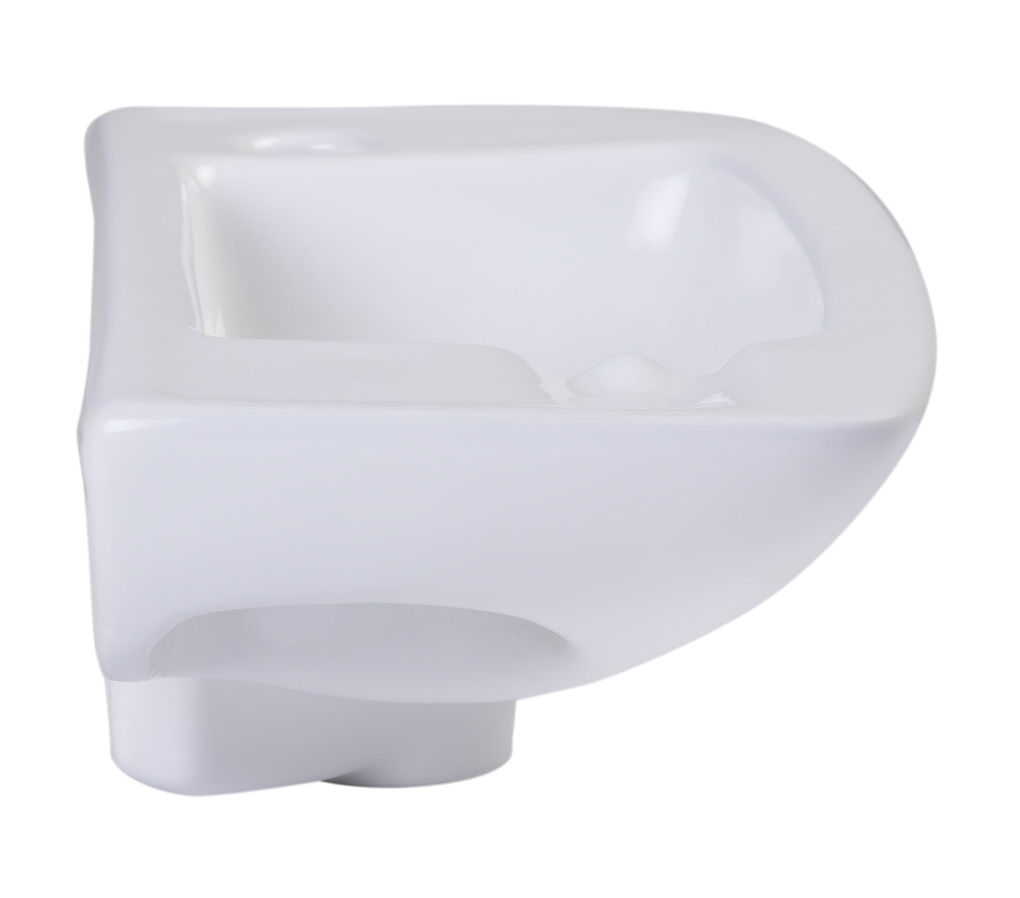 ALFI AB103 Small White Wall Mounted Porcelain Bathroom Sink - image 4
