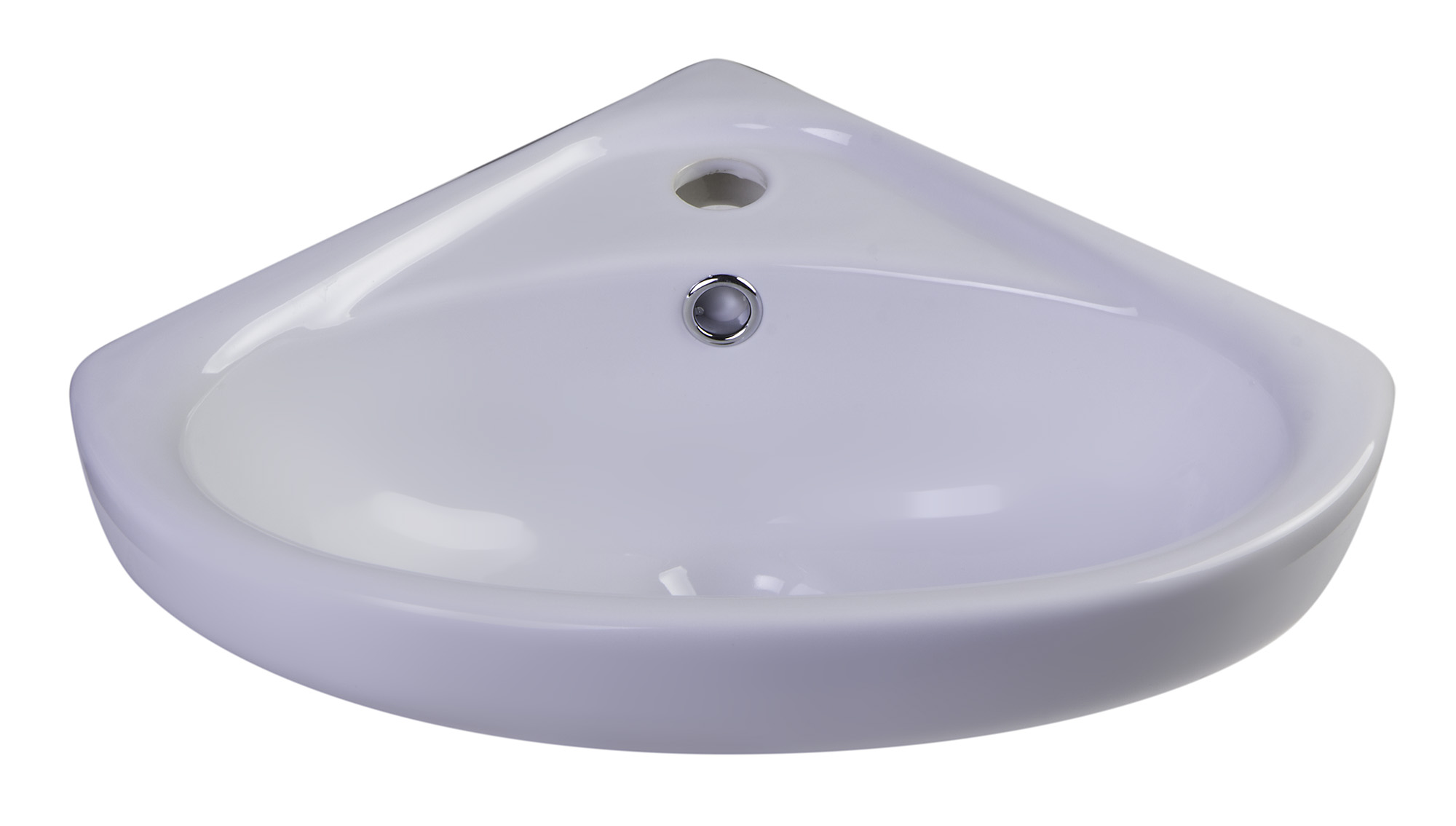 ALFI AB109 18" White Corner Wall Mounted Bath Sink - image 2
