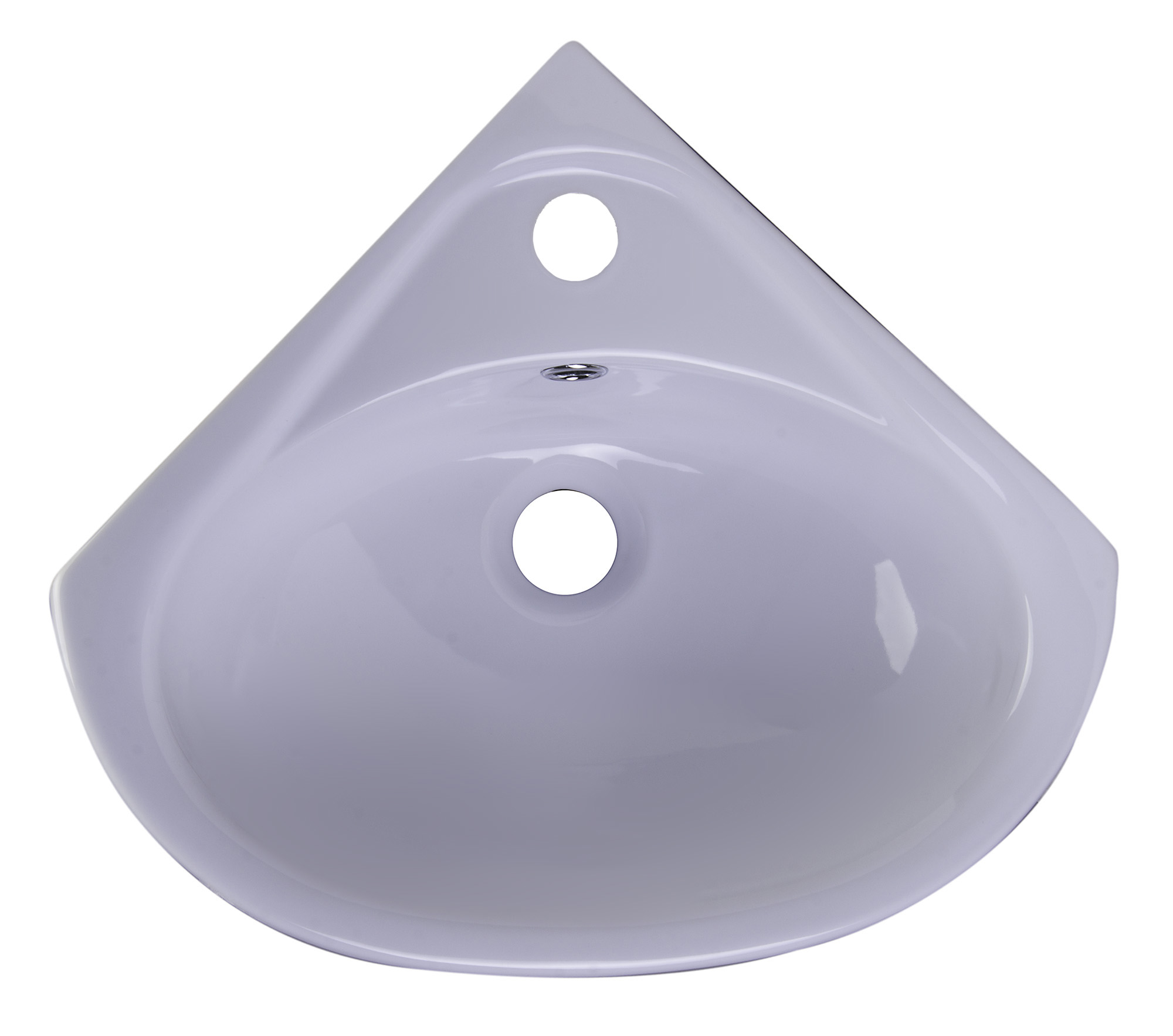 ALFI AB109 18" White Corner Wall Mounted Bath Sink - image 5