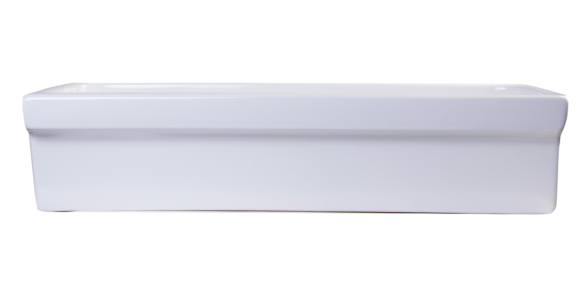 ALFI AB36TR 36" White Fireclay Bath Trough Bathroom Sink - image 7