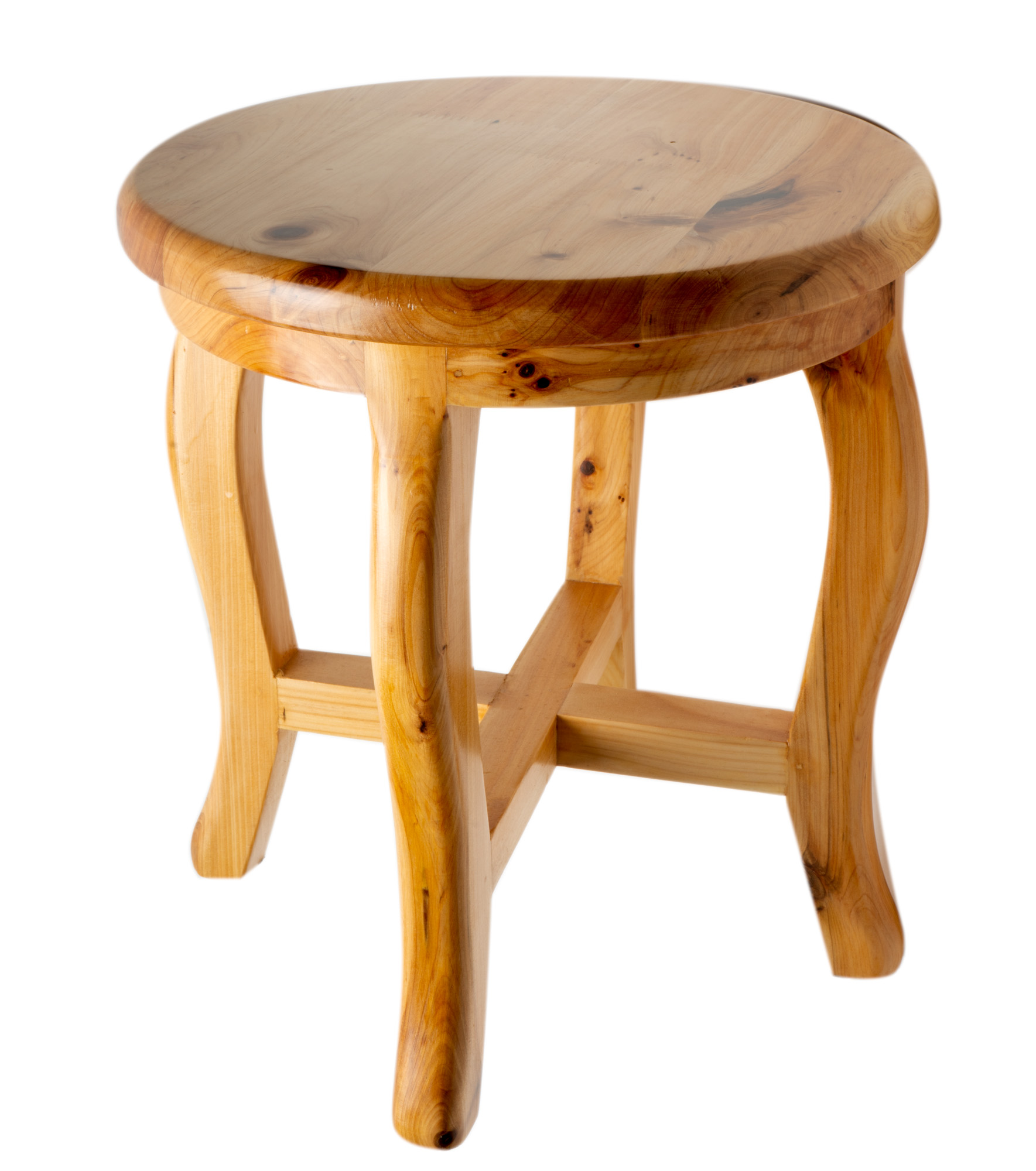 ALFI AB4406 Cedar Wood Round Stool Bench