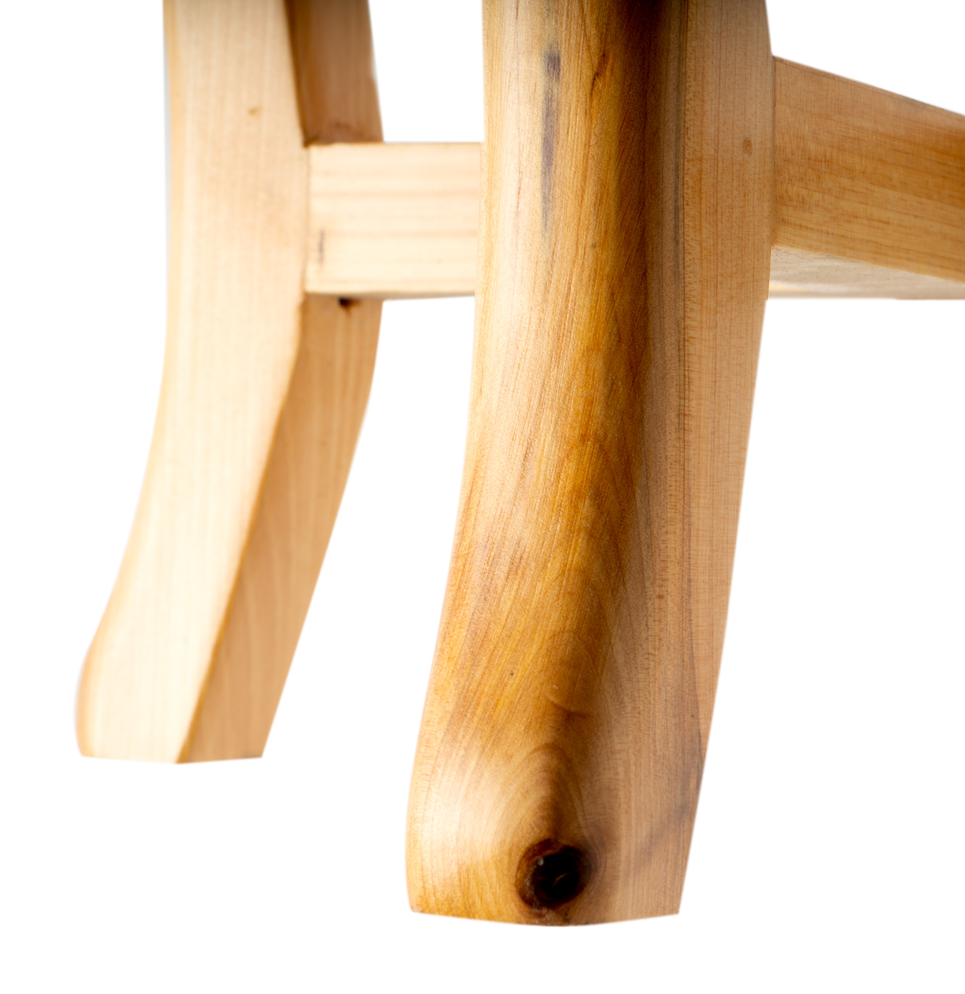 ALFI AB4406 Cedar Wood Round Stool Bench - image 3