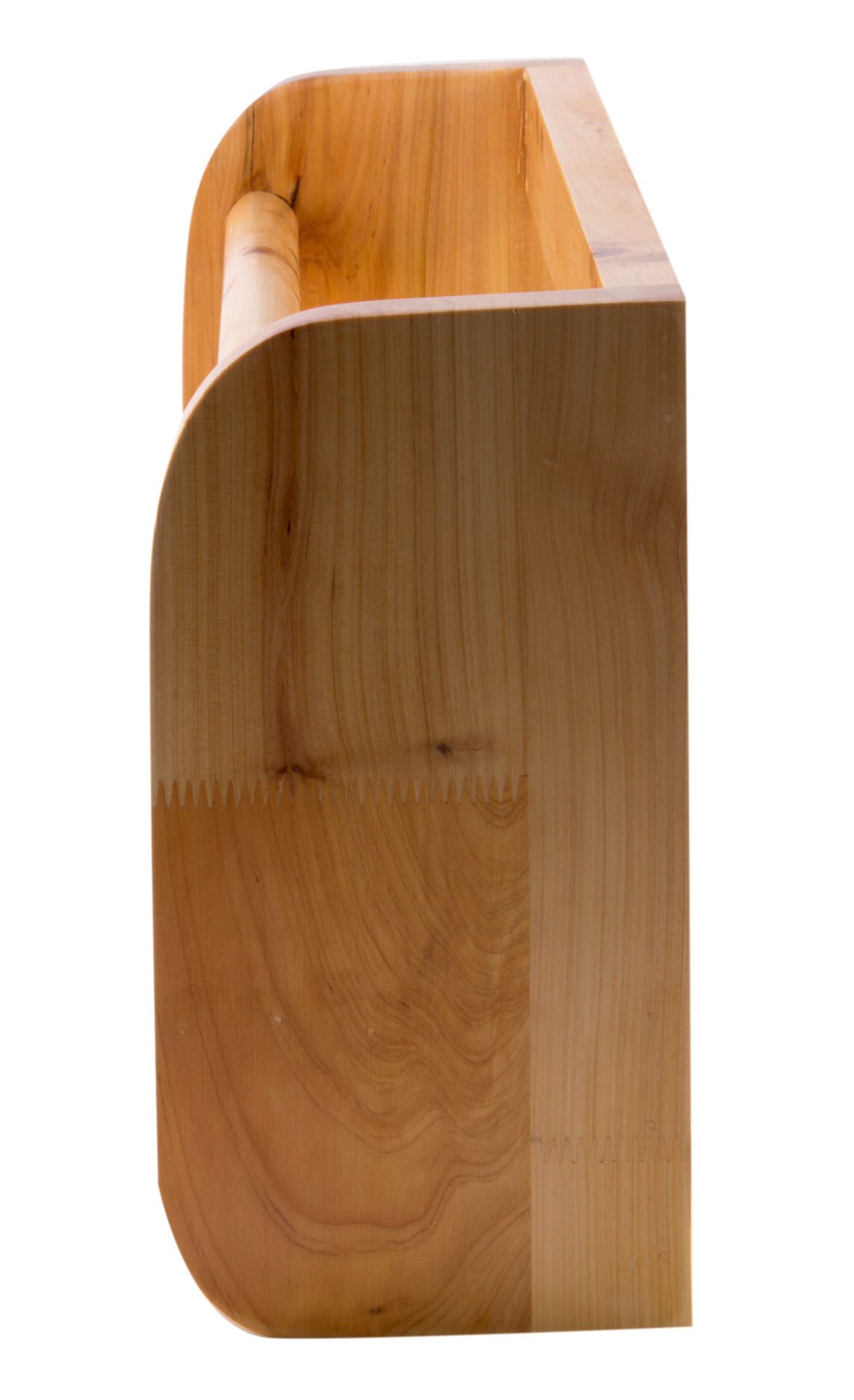 ALFI AB5508 18" Wall Mounted Wooden Shelf & Hooks, Shower Caddy - image 3