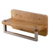 ALFI AB5510 12" Wooden Shelf Towel Bar - image 1
