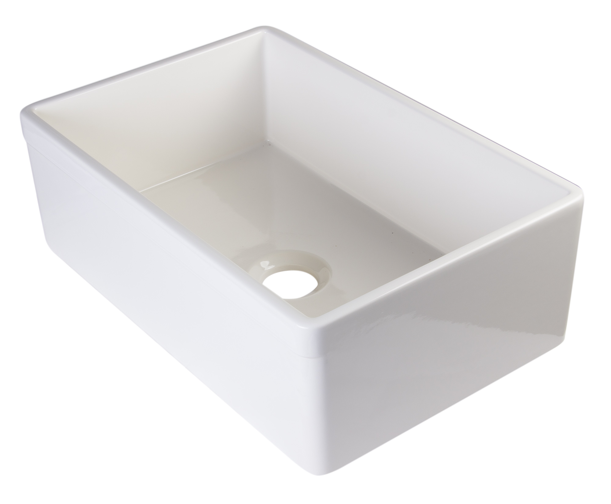 ALFI AB511 Fireclay Farmhouse Kitchen Sink - image 1