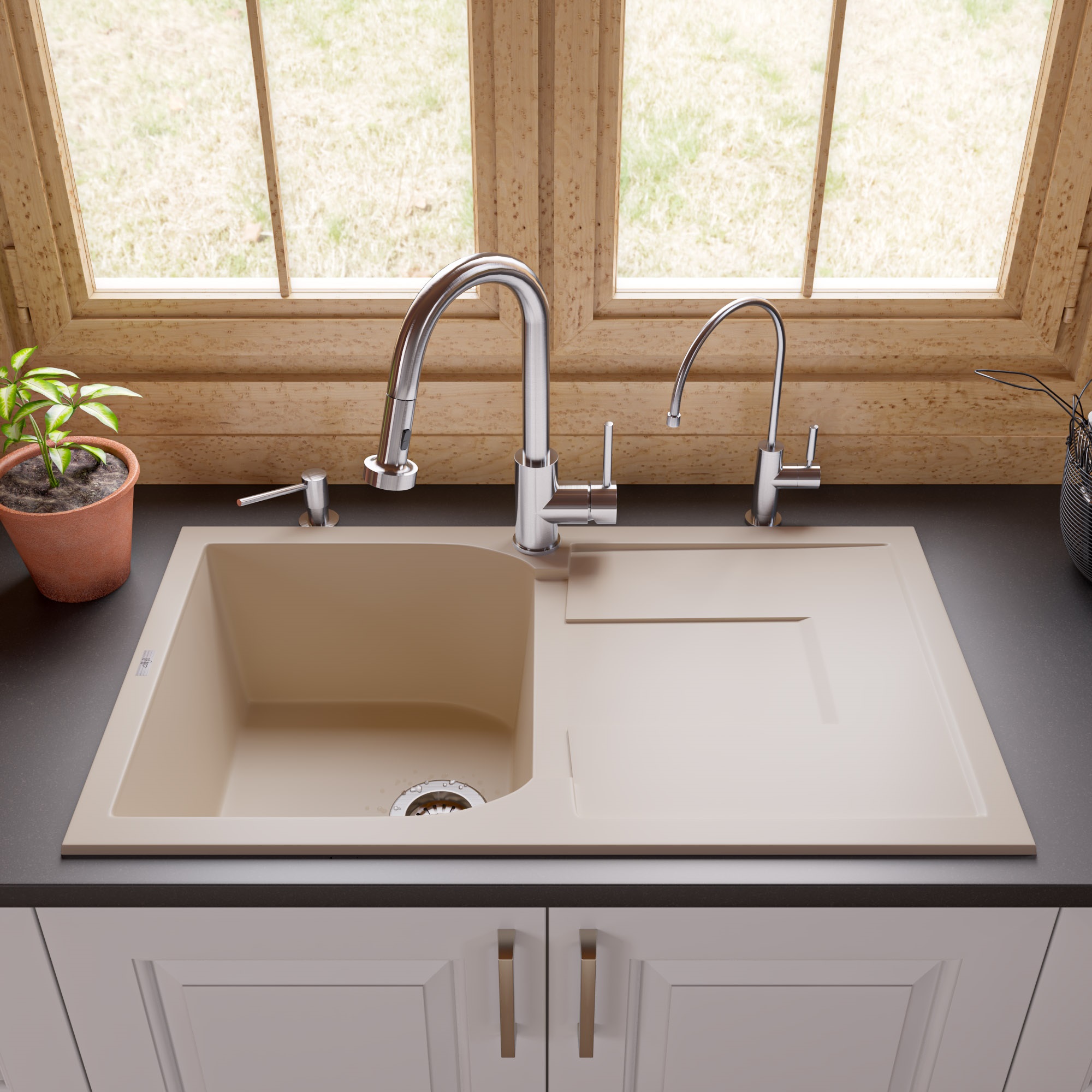 ALFI AB1620DI Granite Composite Kitchen Sink - image 2