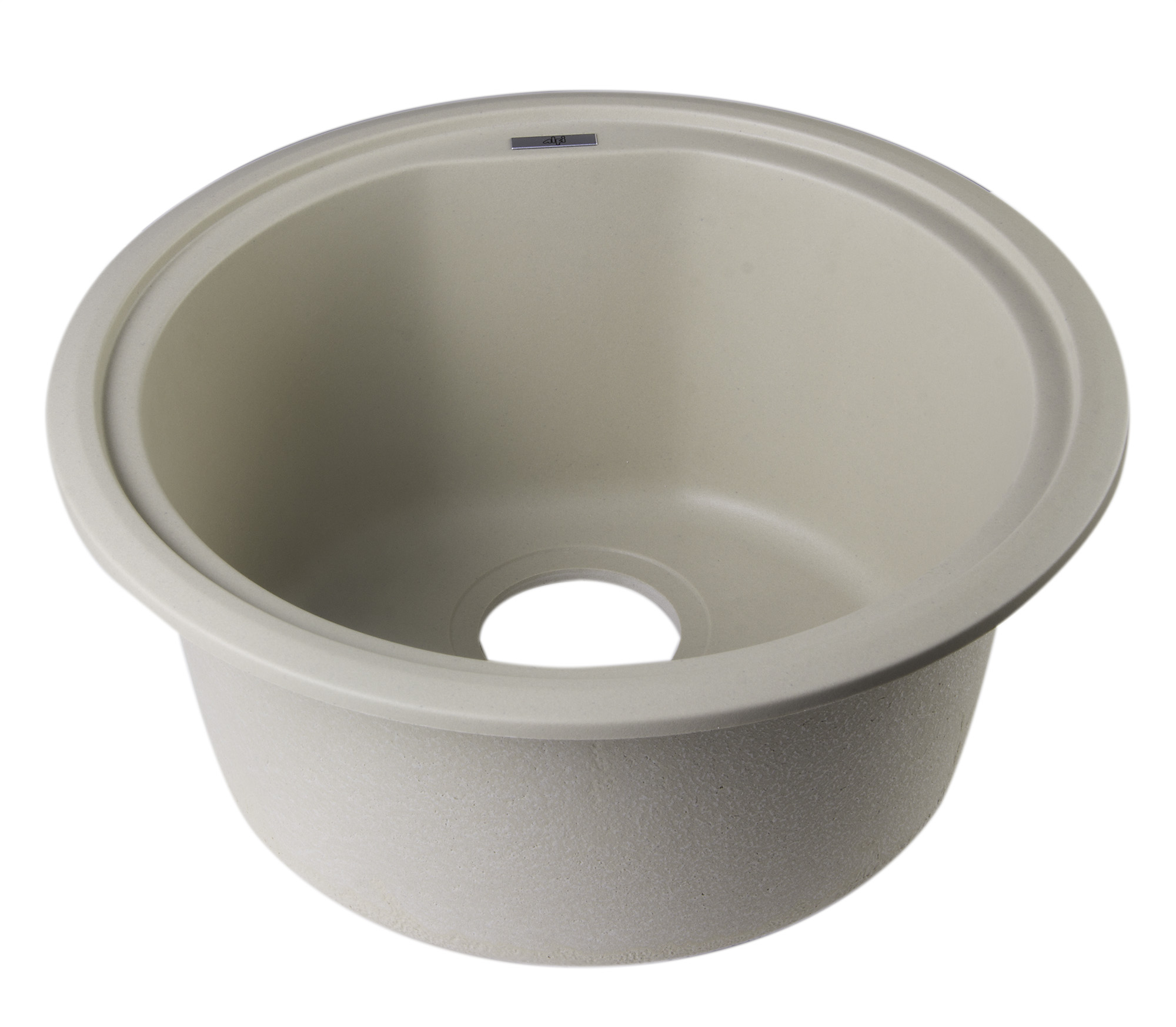 ALFI AB1717UM 17" Undermount Round Granite Composite Kitchen Prep Sink - image 5