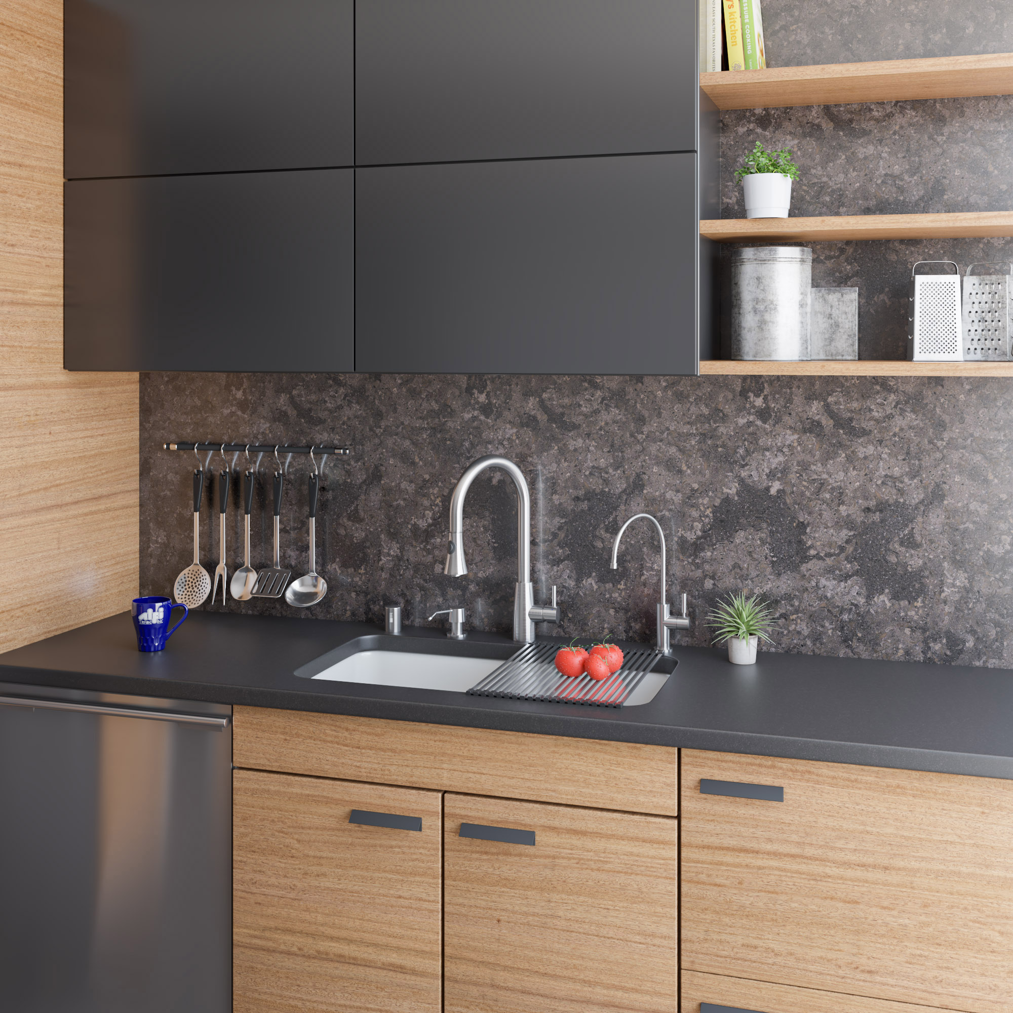 ALFI AB2034 Pull Down Kitchen Faucet - image 4