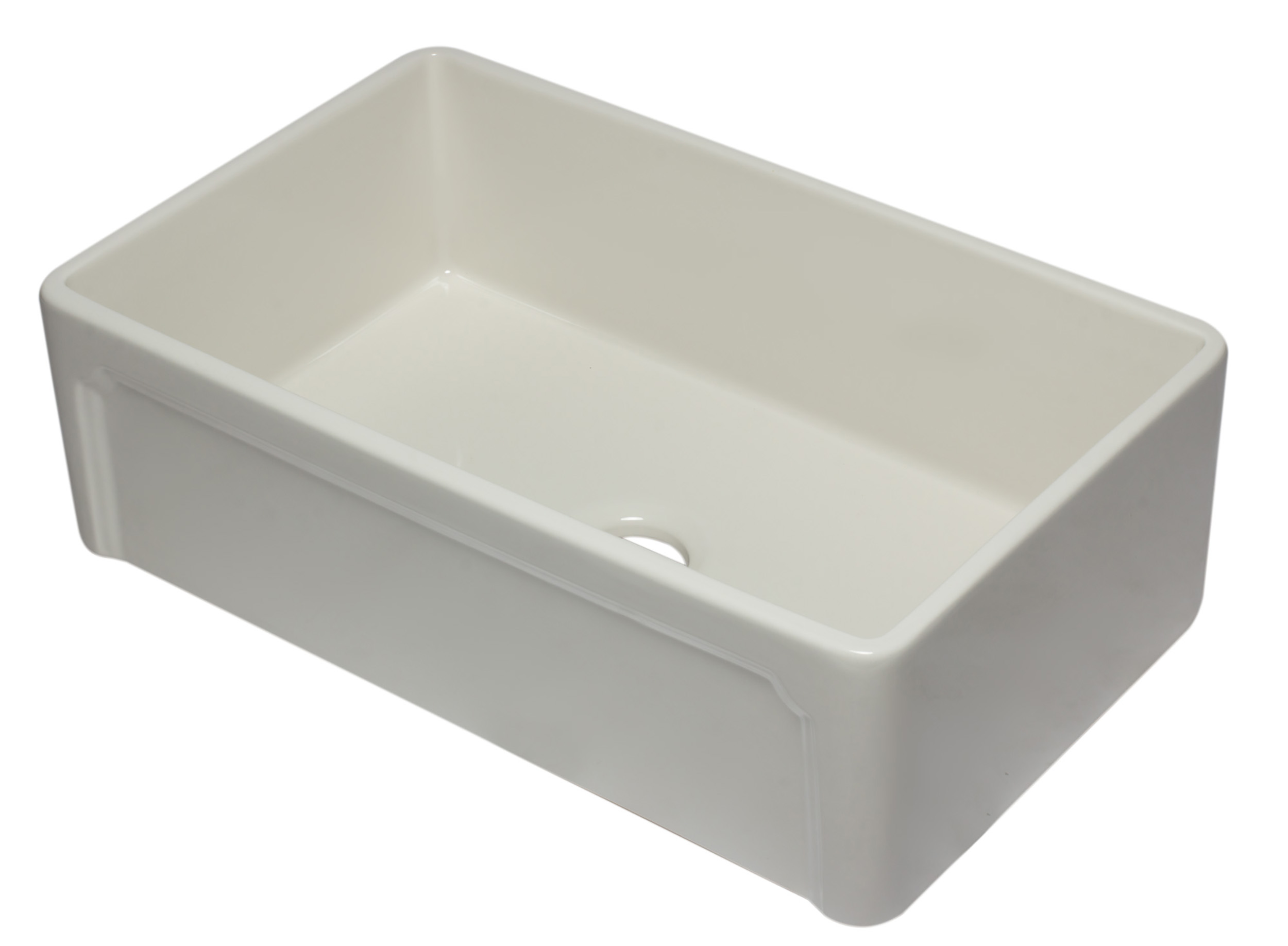 ALFI AB3320SB-B Single Fireclay Farmhouse Kitchen Sink - image 1