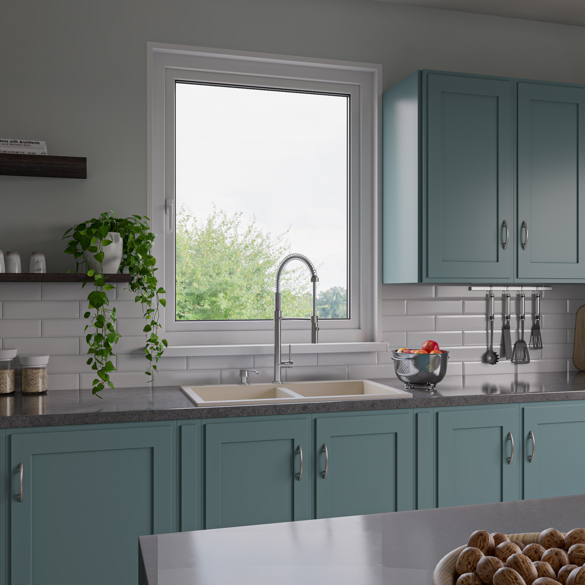 ALFI AB3420DI Double Bowl Granite Composite Kitchen Sink - image 6