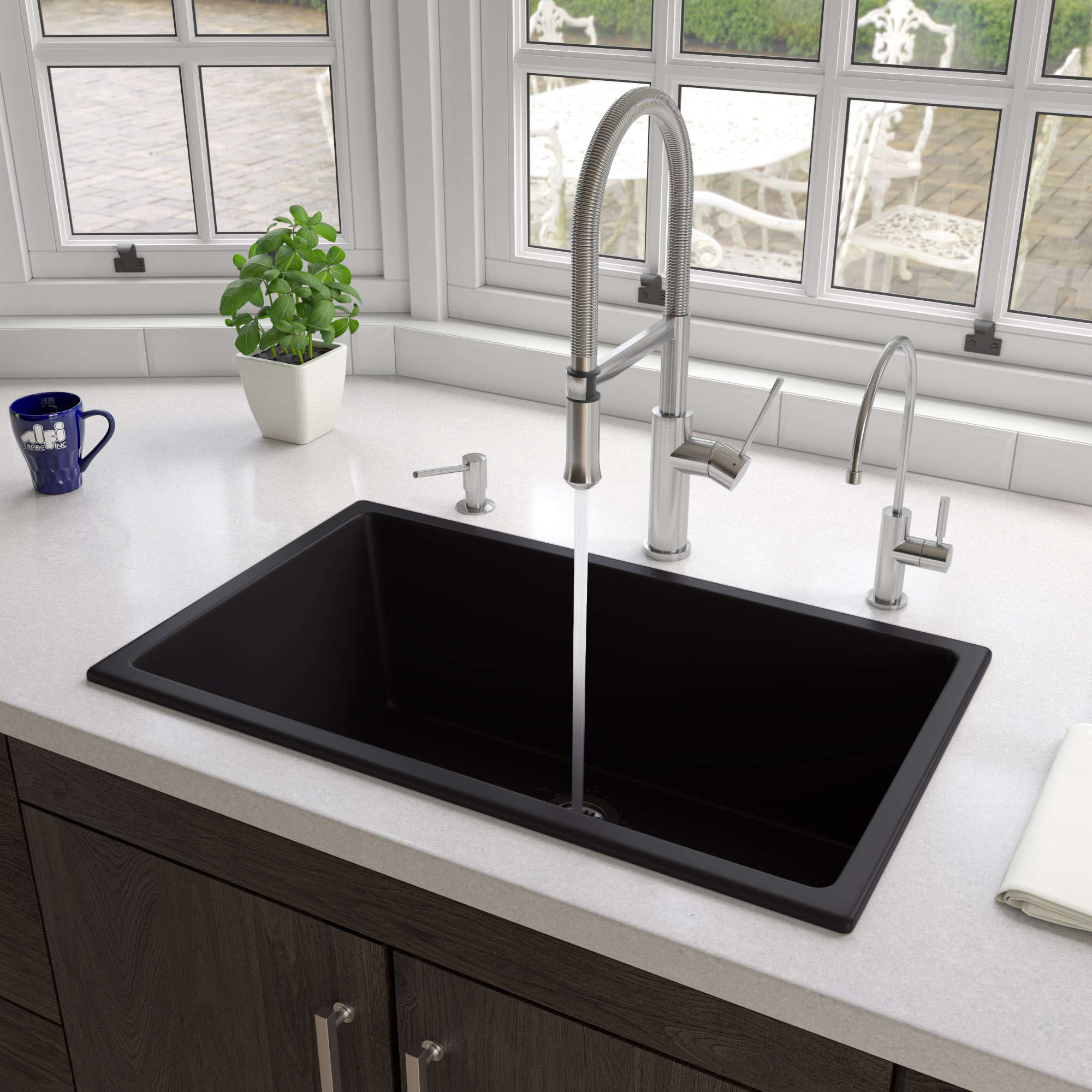 ALFI AB3018UD Fireclay Kitchen Sink - image 1