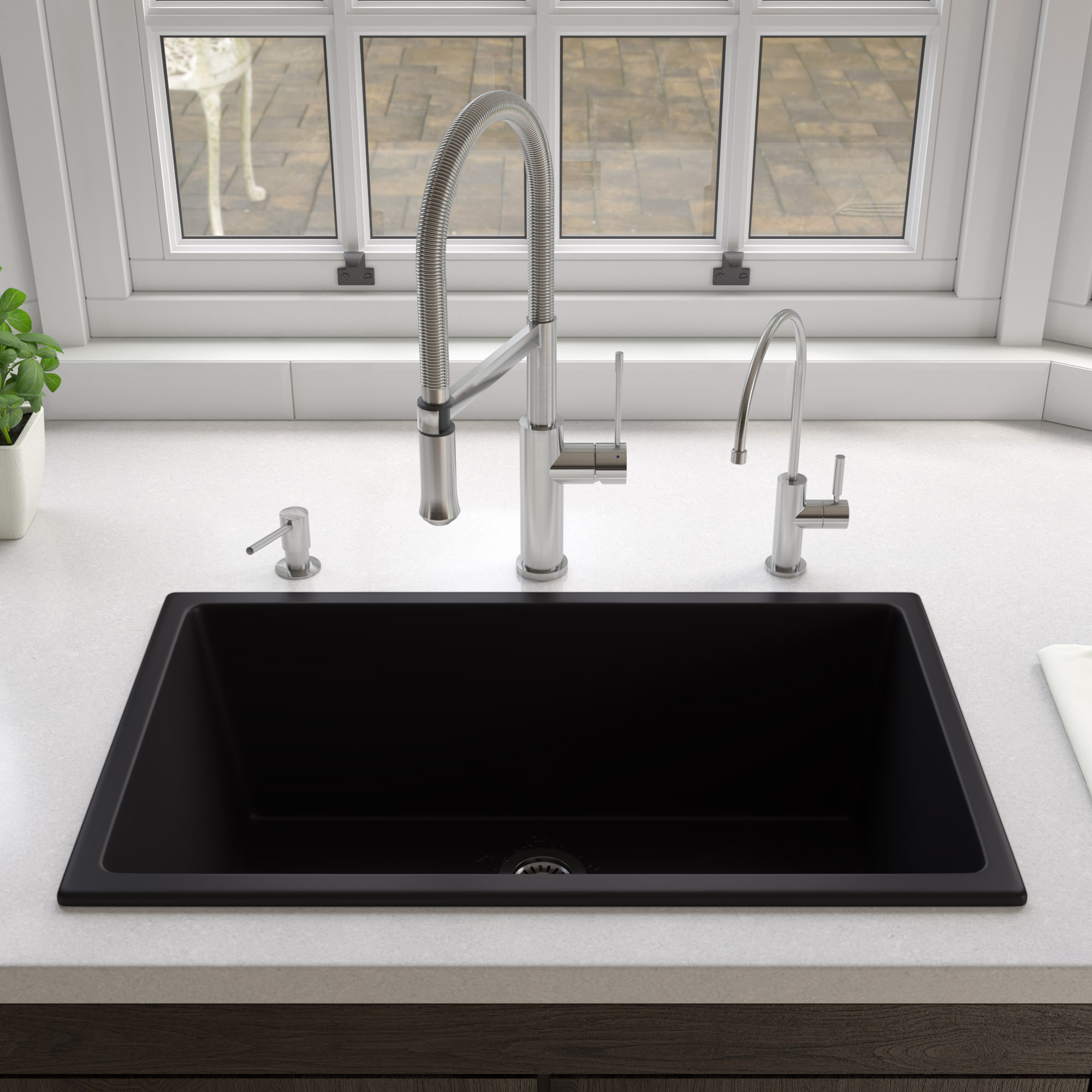 ALFI AB3018UD Fireclay Kitchen Sink - image 3