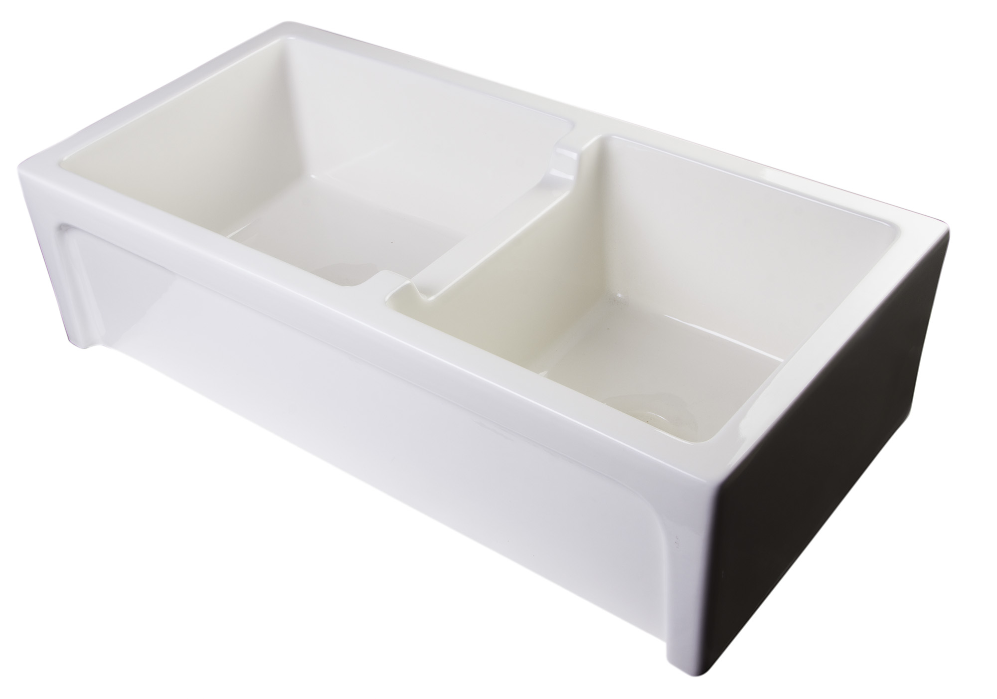 ALFI AB3618ARCH Arched Apron Fireclay Farm Kitchen Sink - image 1