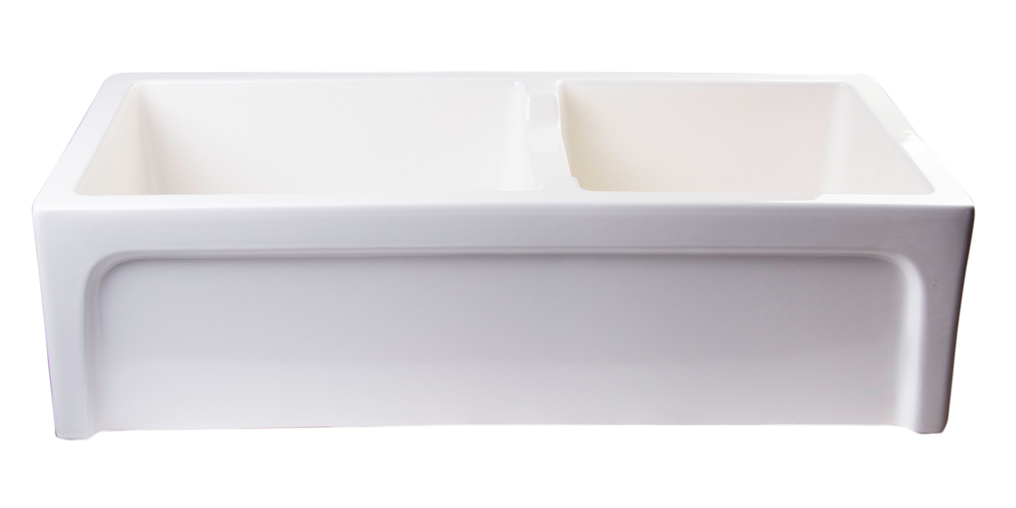 ALFI AB3618ARCH Arched Apron Fireclay Farm Kitchen Sink - image 2
