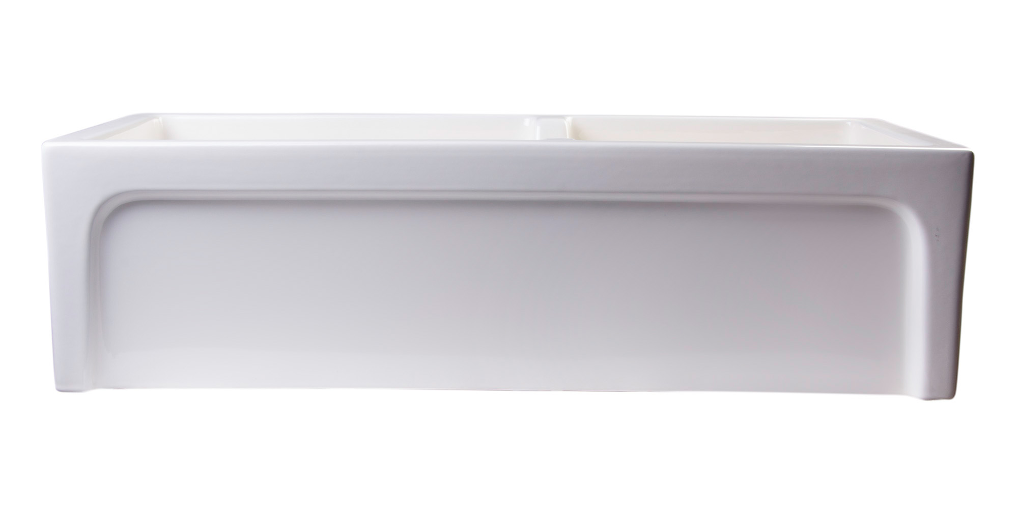 ALFI AB3618ARCH Arched Apron Fireclay Farm Kitchen Sink - image 3