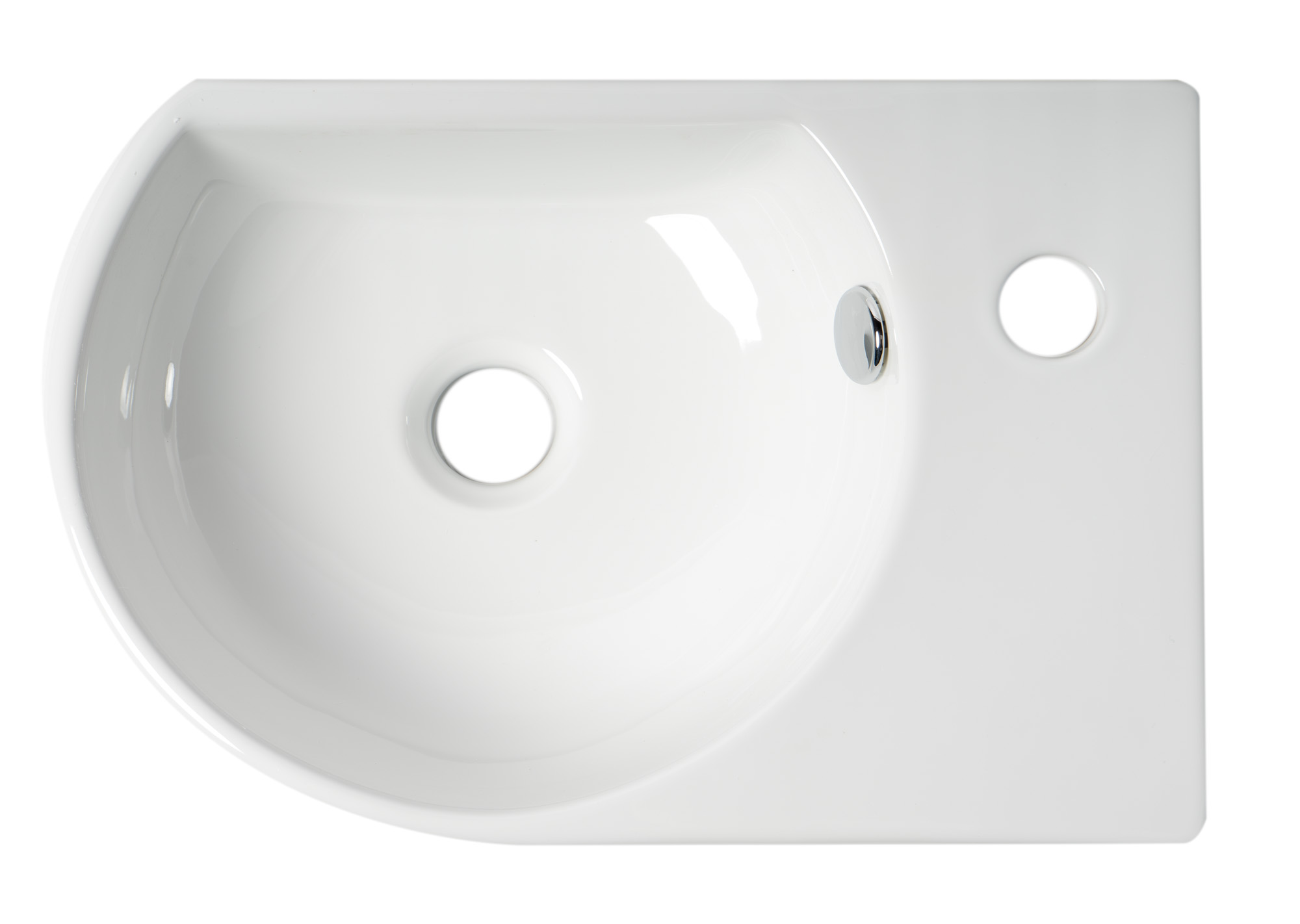 ALFI ABC119 16" White Wall Mounted Ceramic Bathroom Sink - image 5