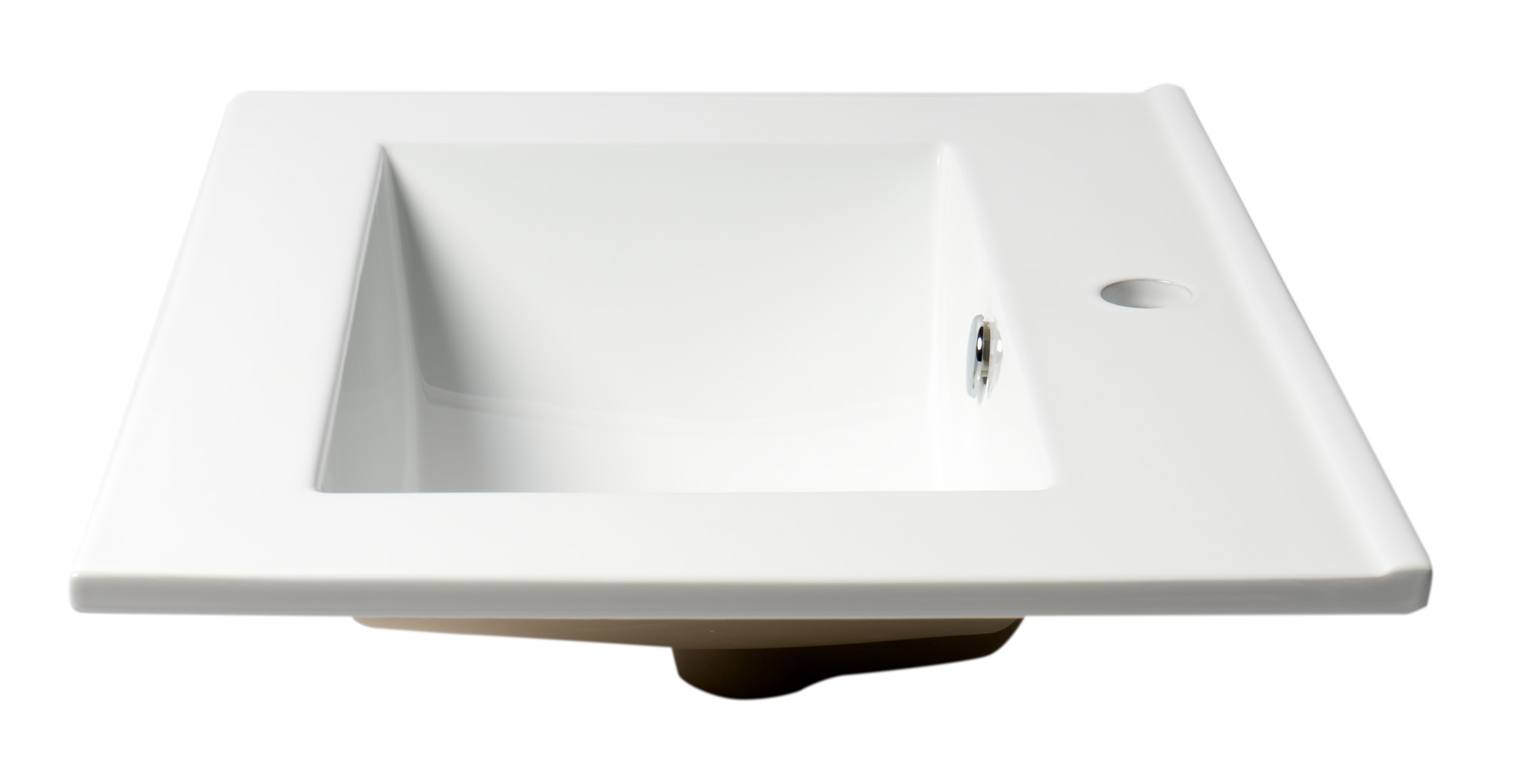 ALFI ABC803 25" Rectangular Drop-In Ceramic Bathroom Sink - image 6