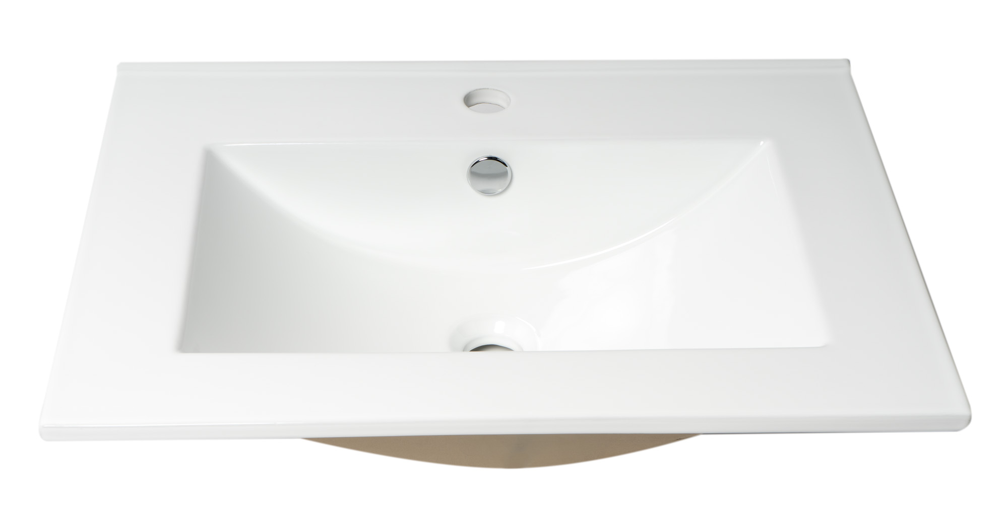 ALFI ABC803 25" Rectangular Drop-In Ceramic Bathroom Sink - image 7