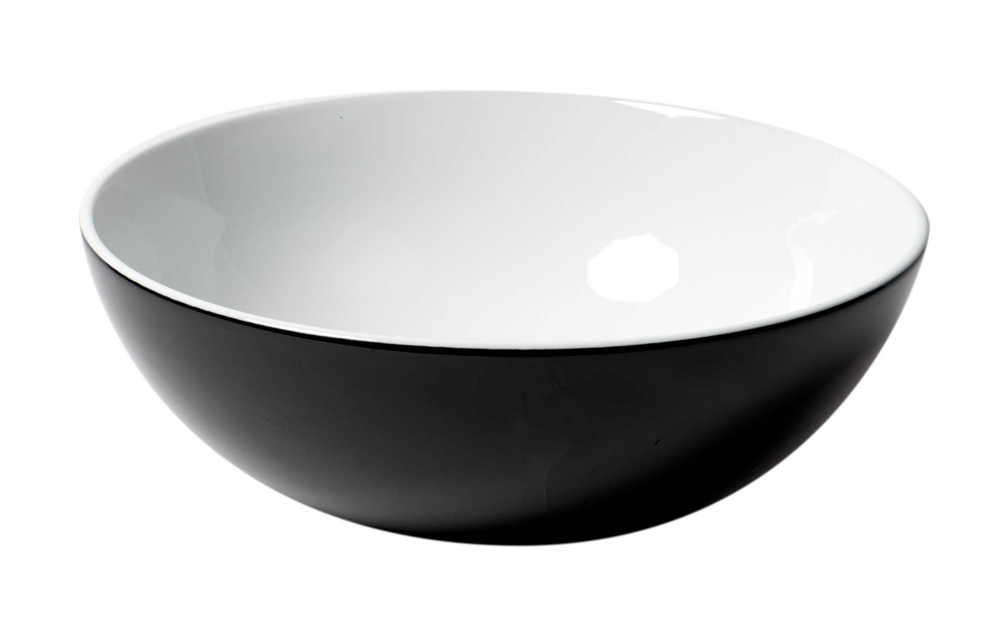 ALFI ABC906 Black & White 15" Round Ceramic Bathroom Sink - image 7