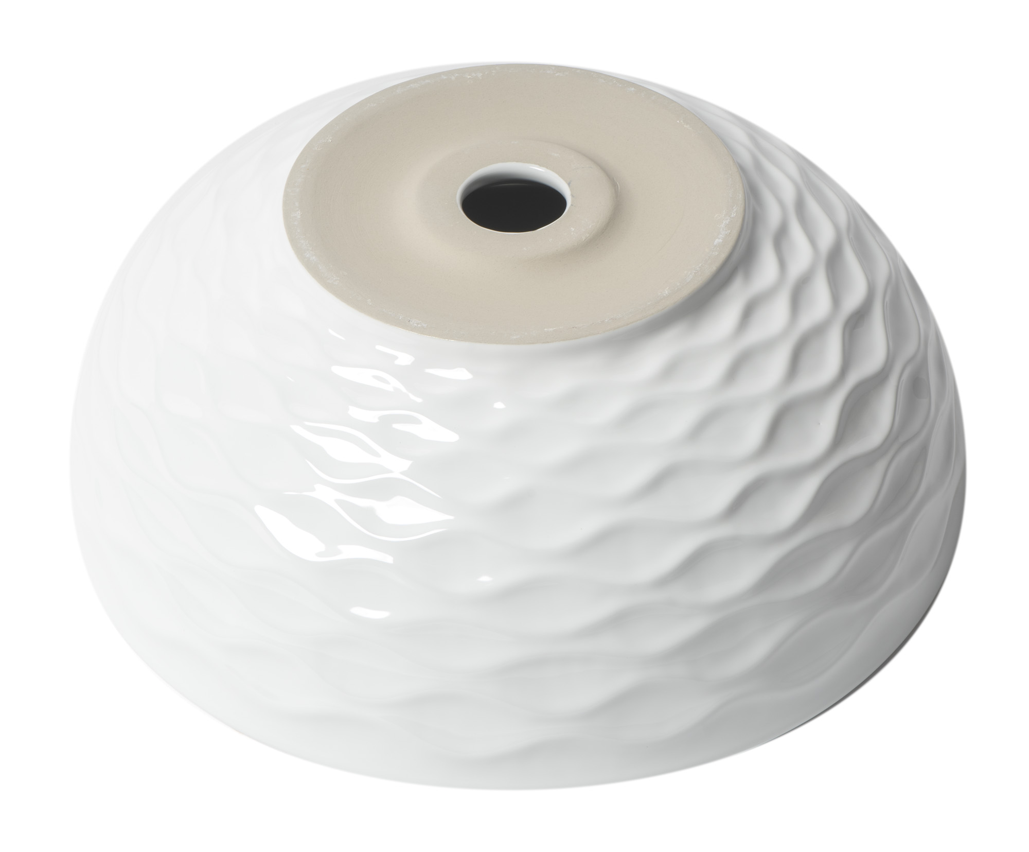 ALFI ABC909 White 17" Round Ceramic Vessel Sink - image 3