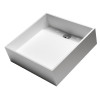 ALFI ABRS14S 14" Square White Matte Resin Bathroom Sink - image 7