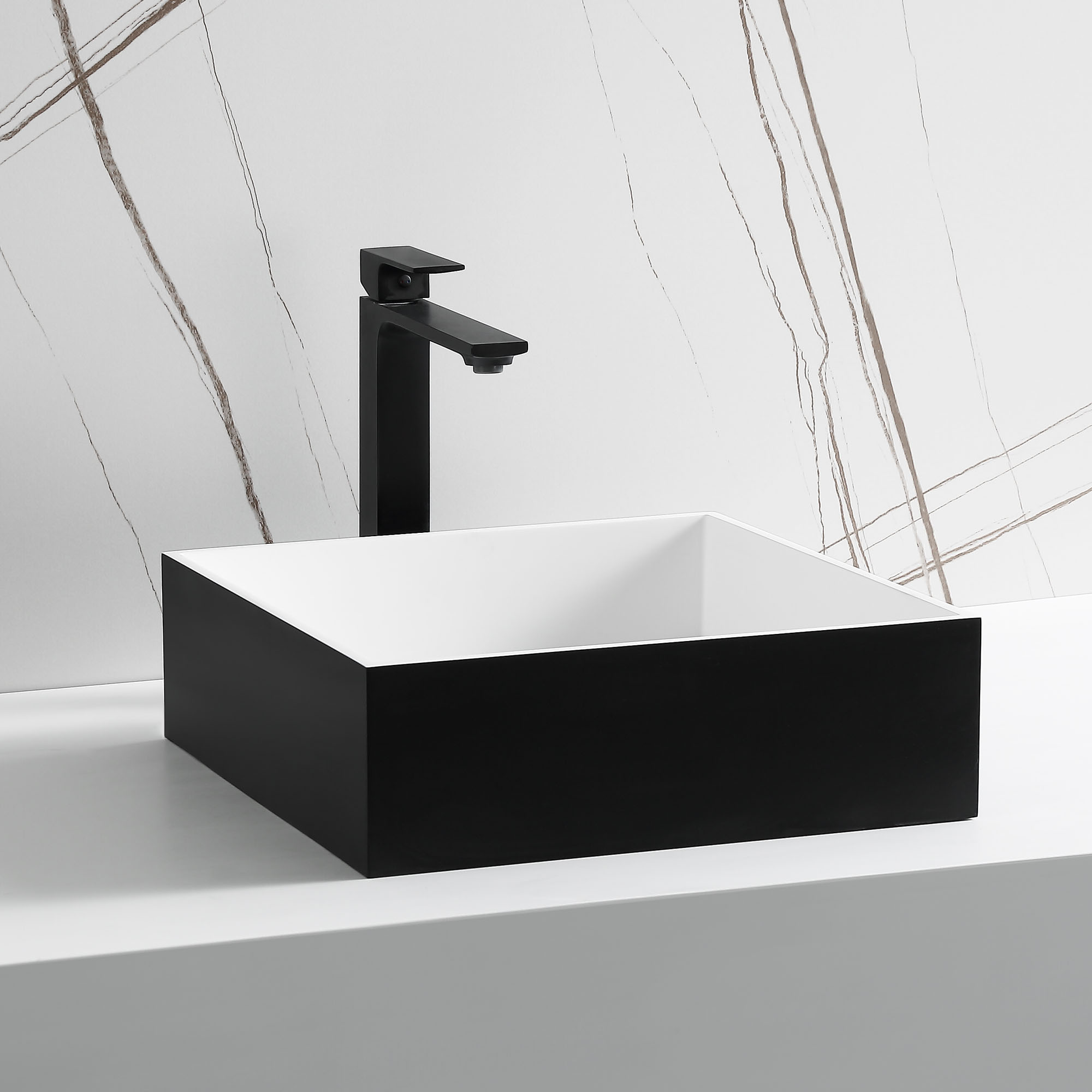 ALFI ABRS14SBM Black Matte 14" Square Bathroom Sink - image 2