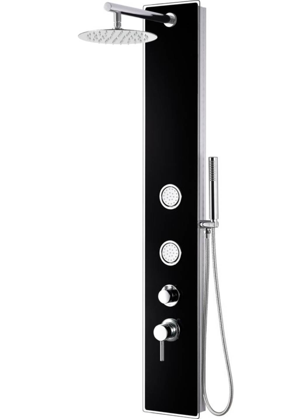 ALFI ABSP55B Black Glass Rain Shower Panel - image 4